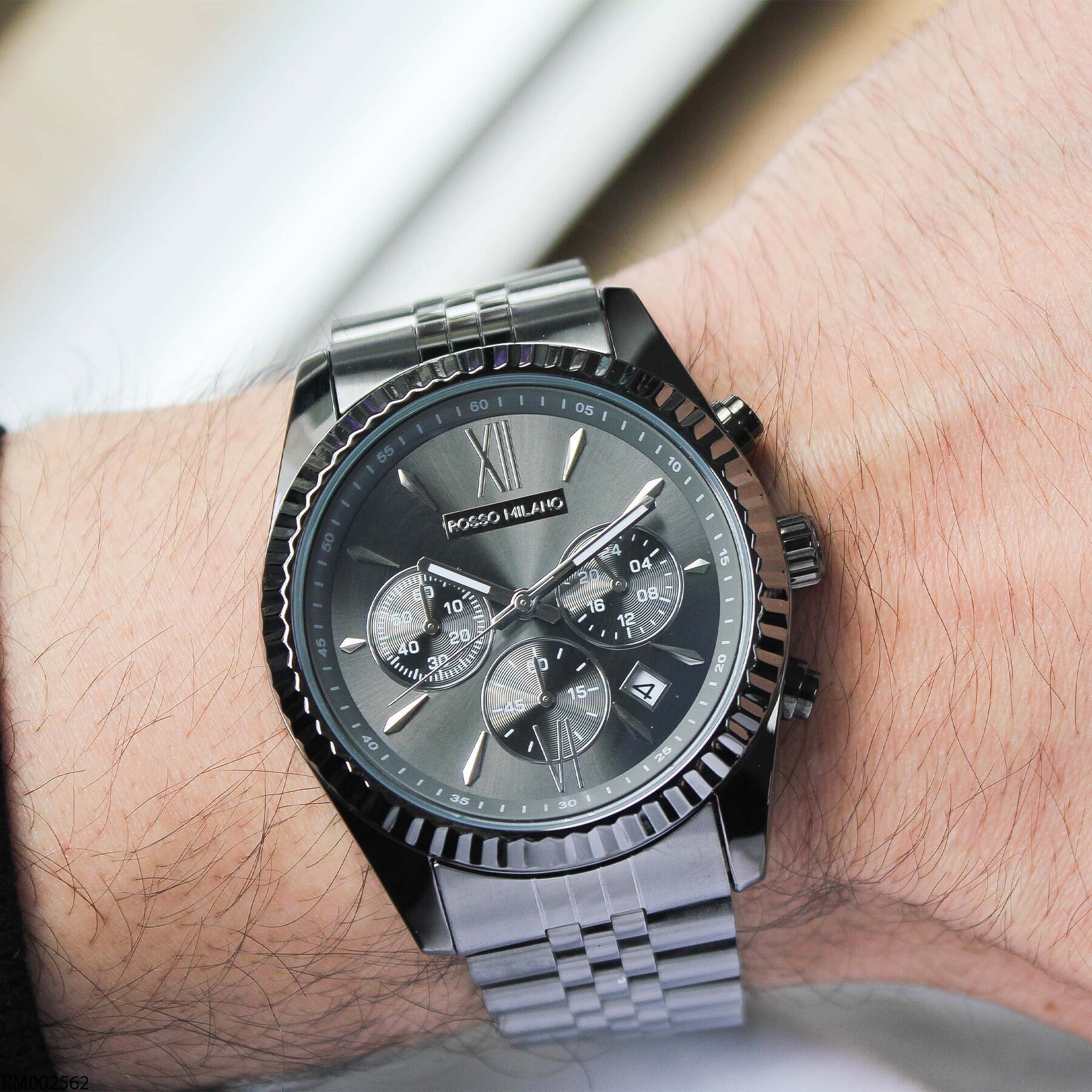 Rosso Milano RM002562 Çelik Kordonlu Erkek Kol Saati