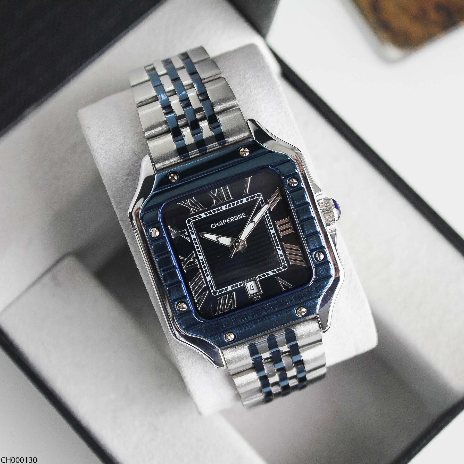 Chaperone CH000130 Çelik Kordonlu Erkek Kol Saati