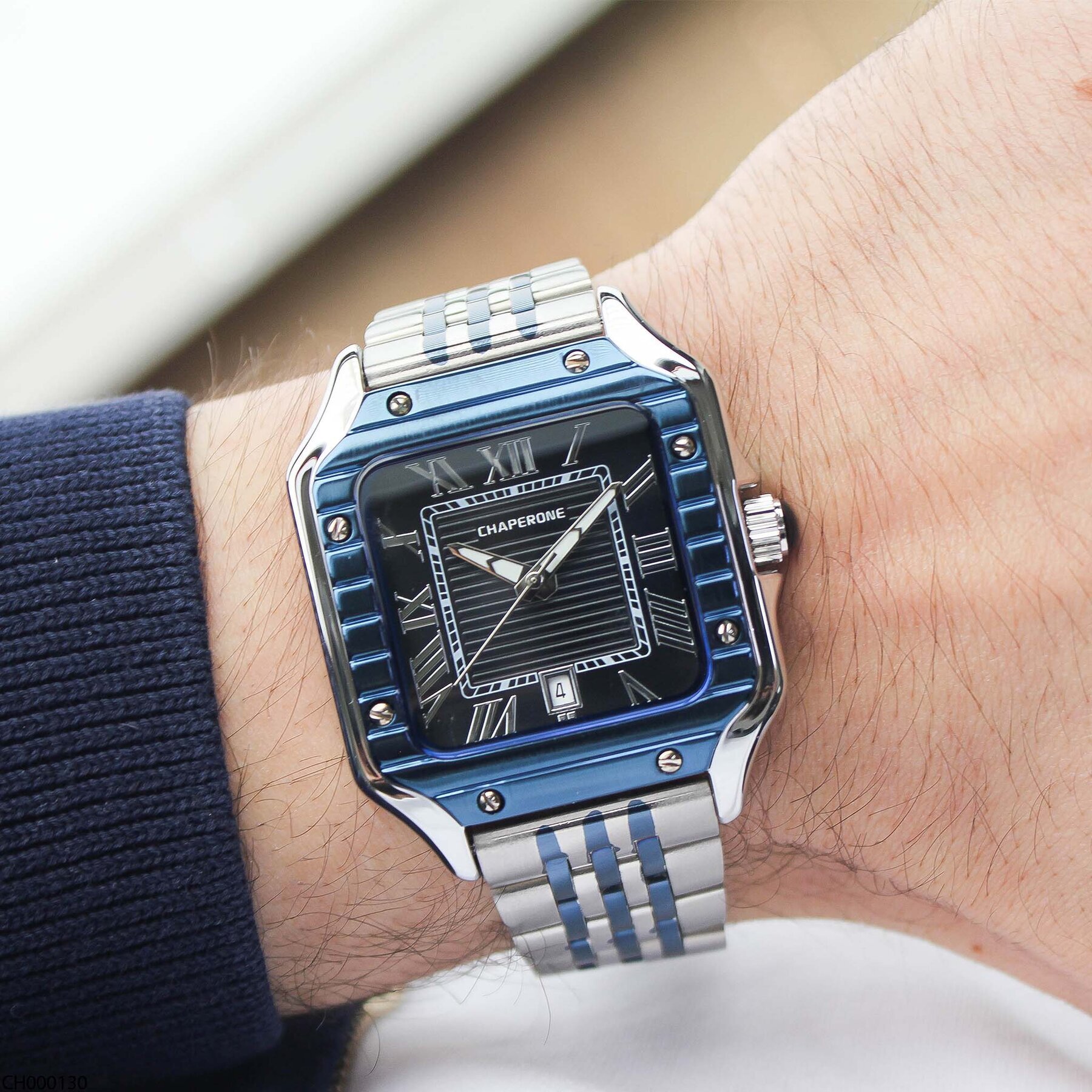 Chaperone CH000130 Çelik Kordonlu Erkek Kol Saati