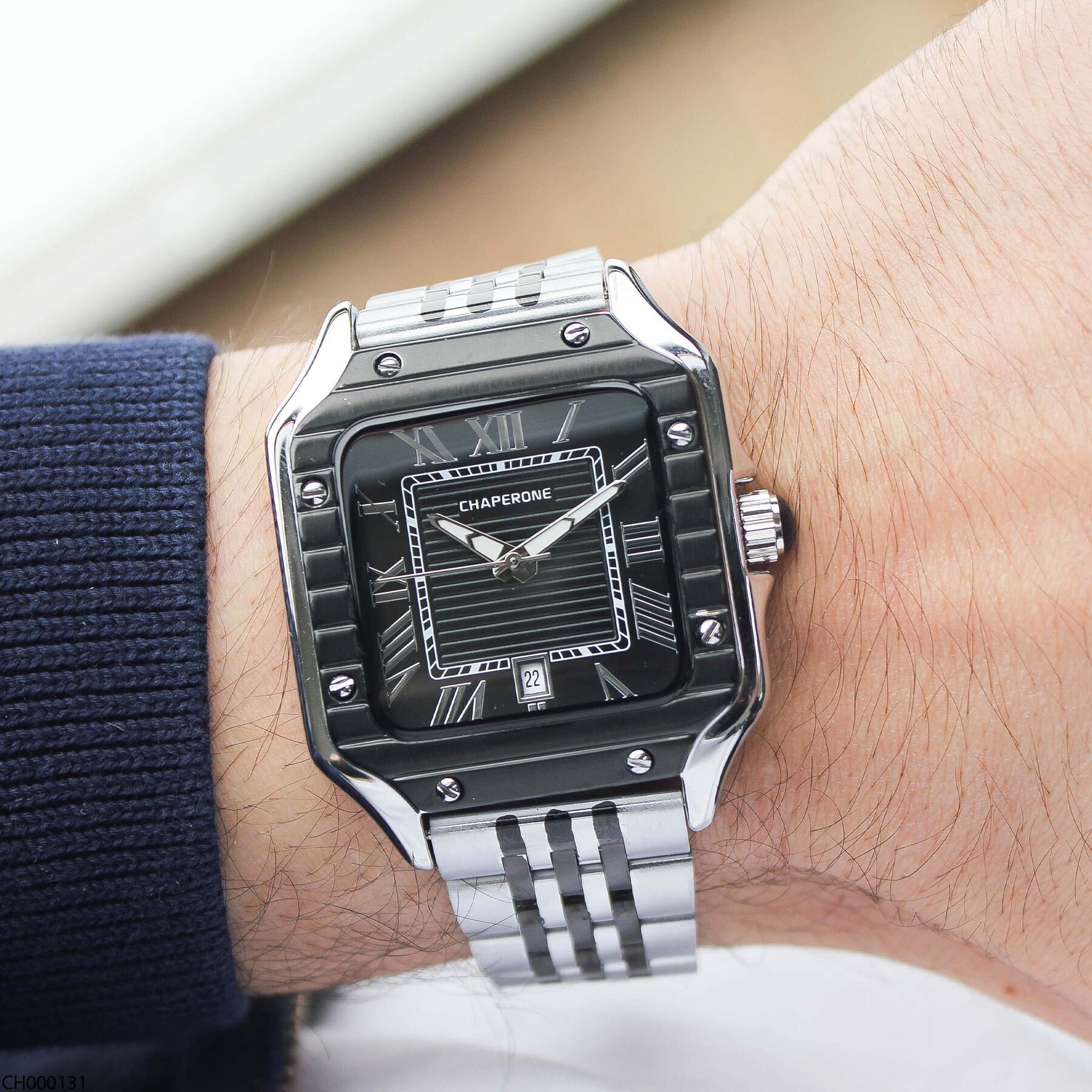 Chaperone CH000131 Çelik Kordonlu Erkek Kol Saati
