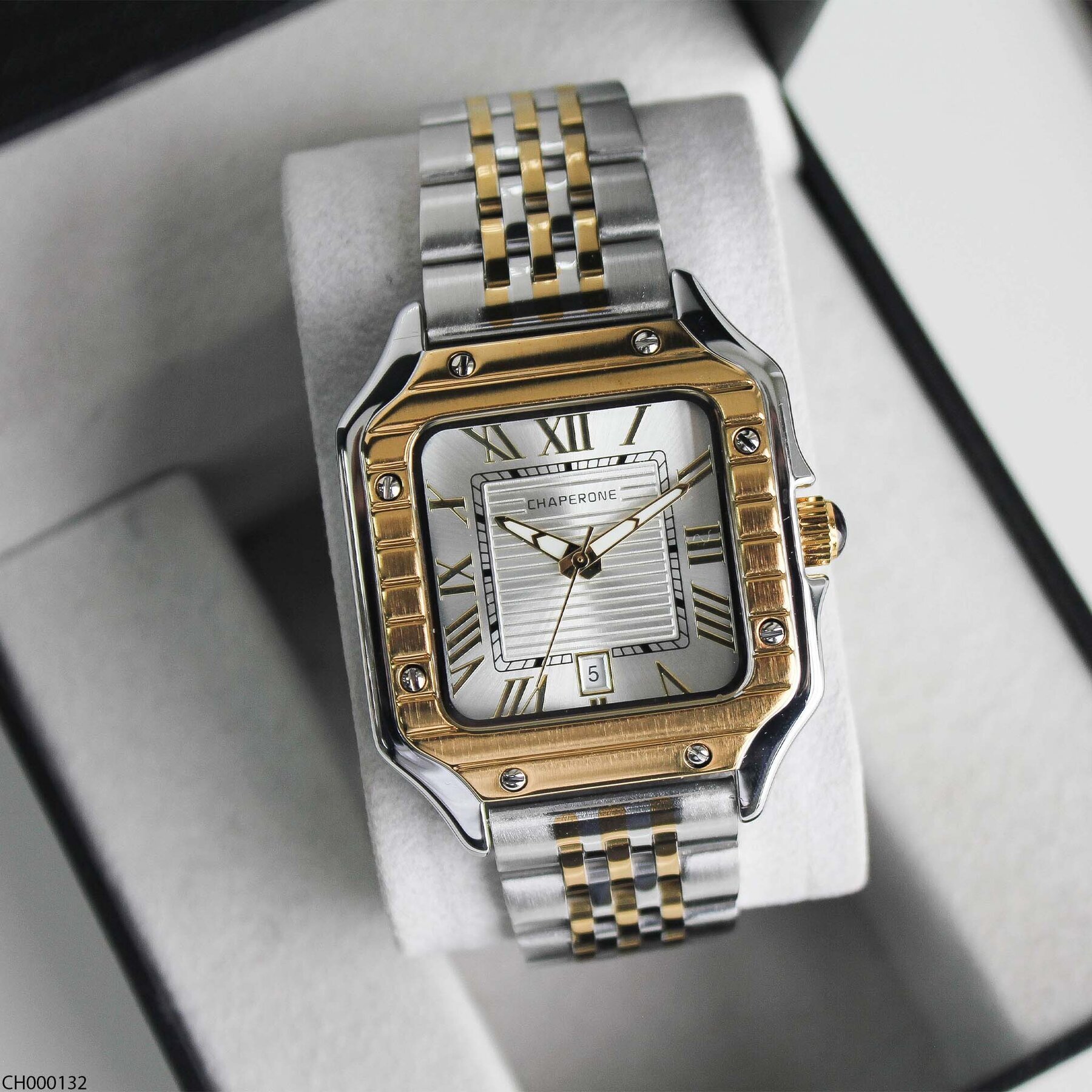 Chaperone CH000132 Çelik Kordonlu Erkek Kol Saati