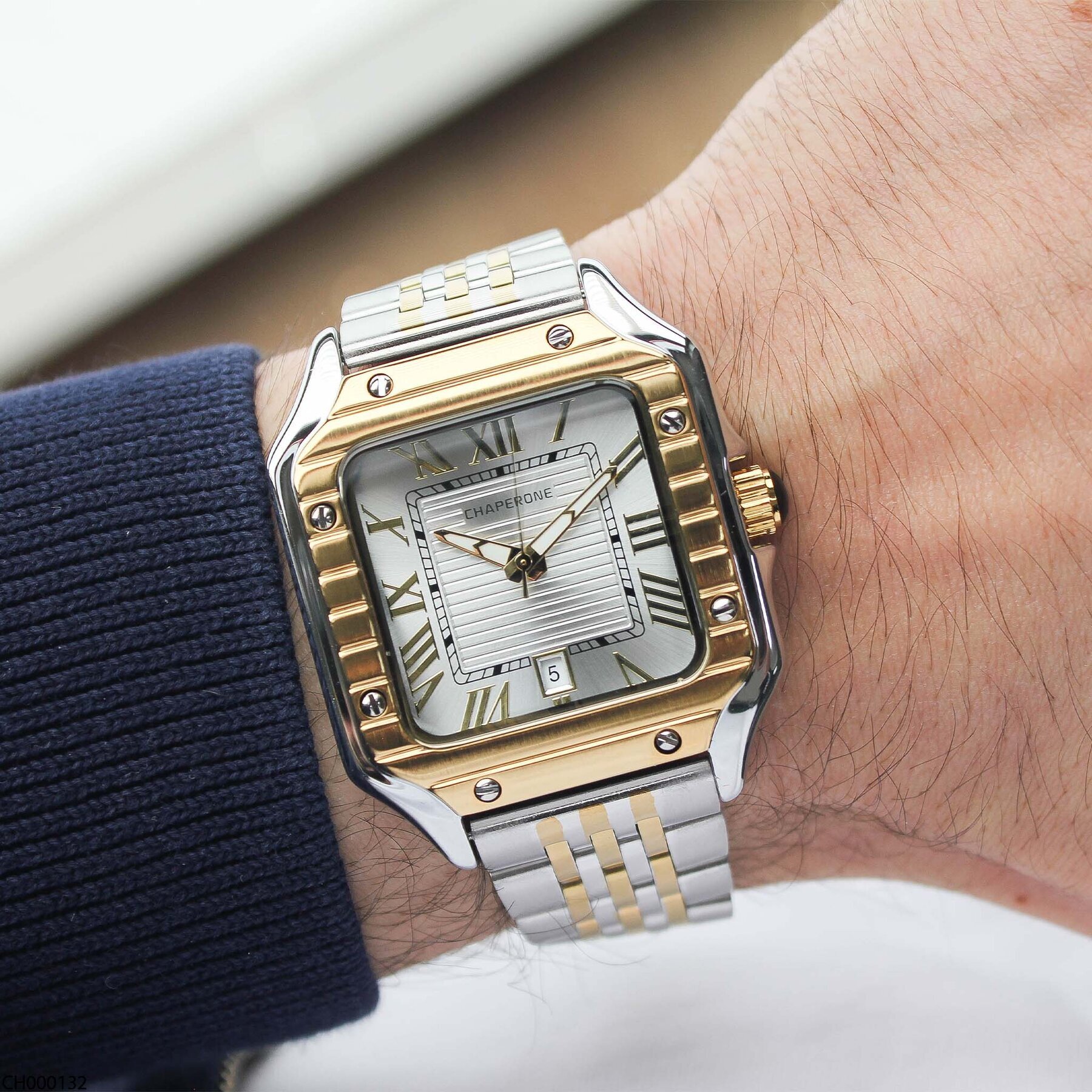 Chaperone CH000132 Çelik Kordonlu Erkek Kol Saati