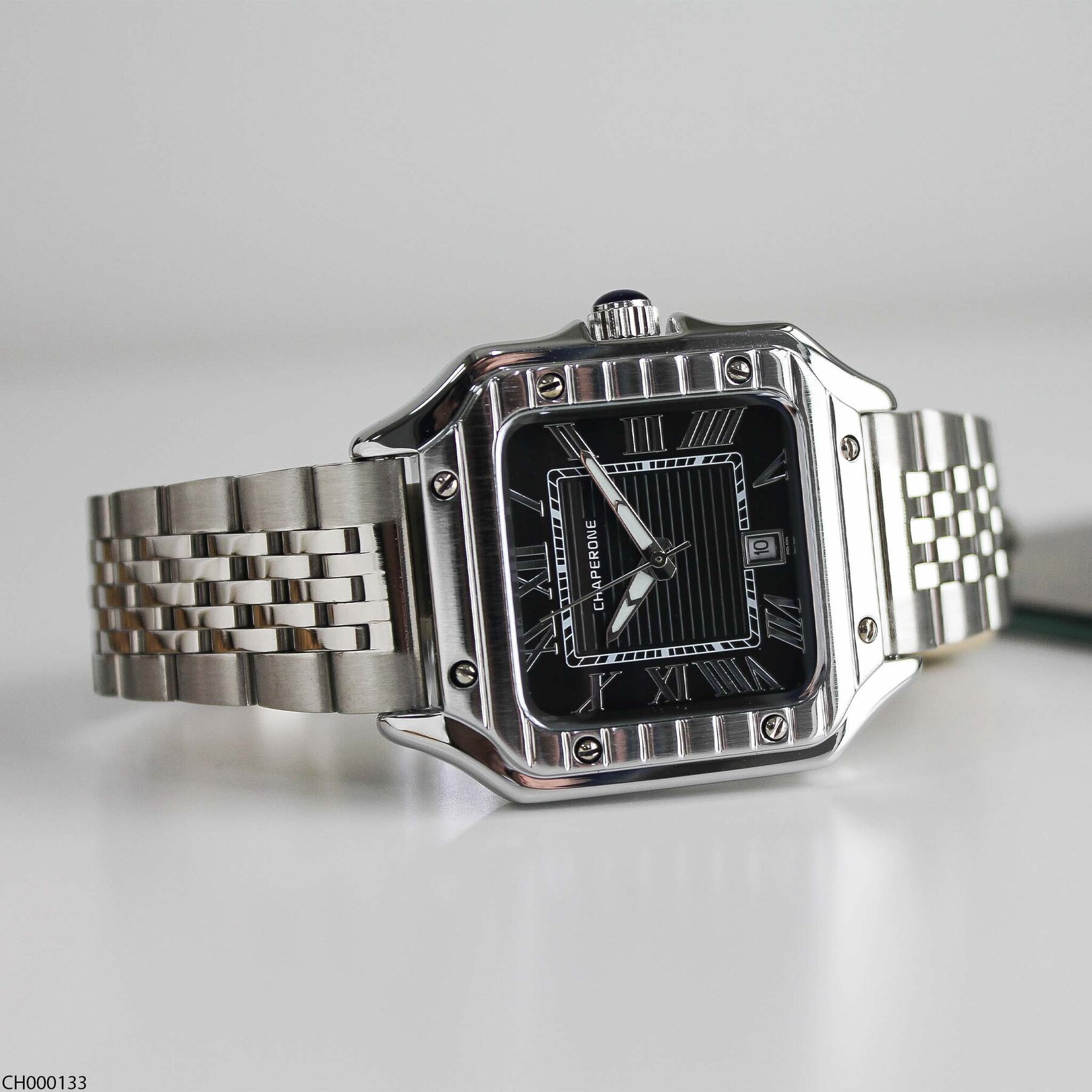 Chaperone CH000133 Çelik Kordonlu Erkek Kol Saati