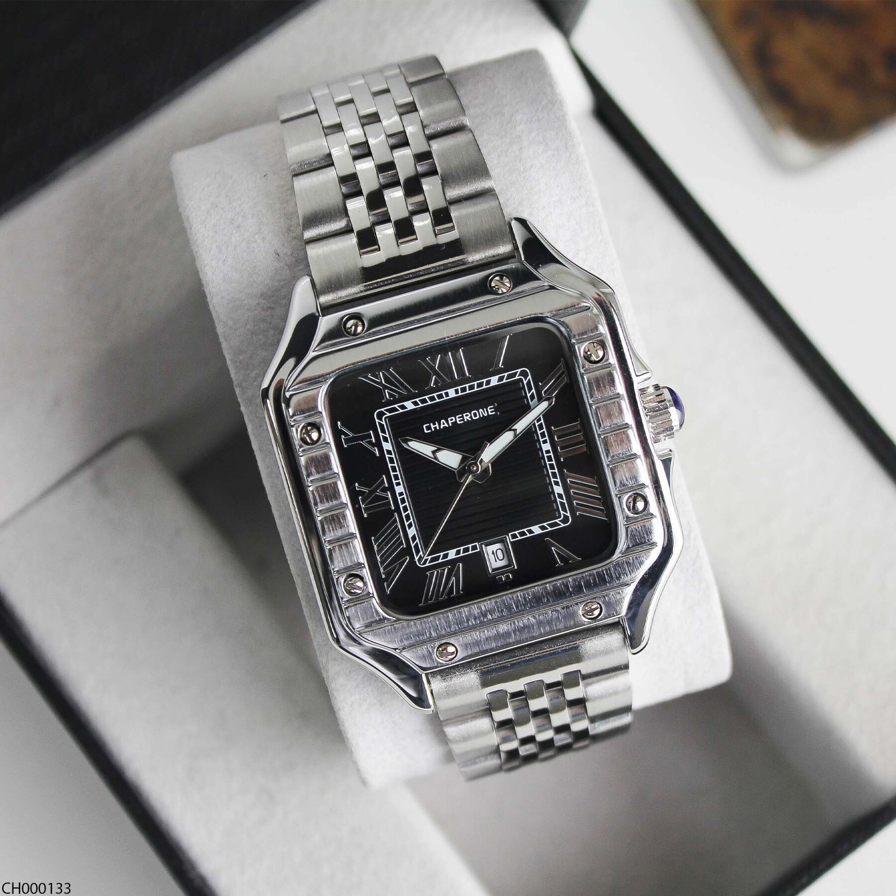 Chaperone CH000133 Çelik Kordonlu Erkek Kol Saati