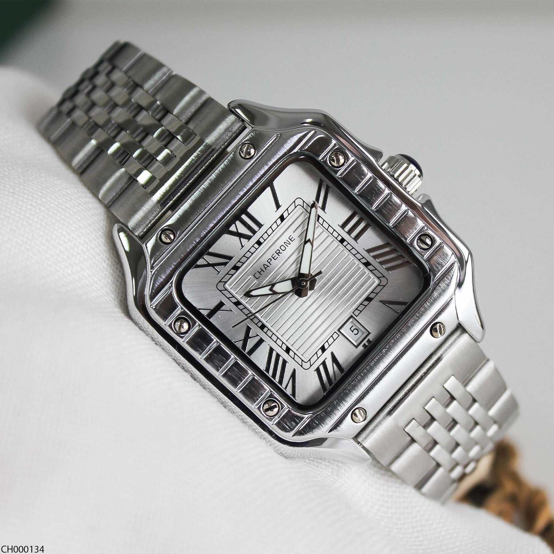 Chaperone CH000134 Çelik Kordonlu Erkek Kol Saati