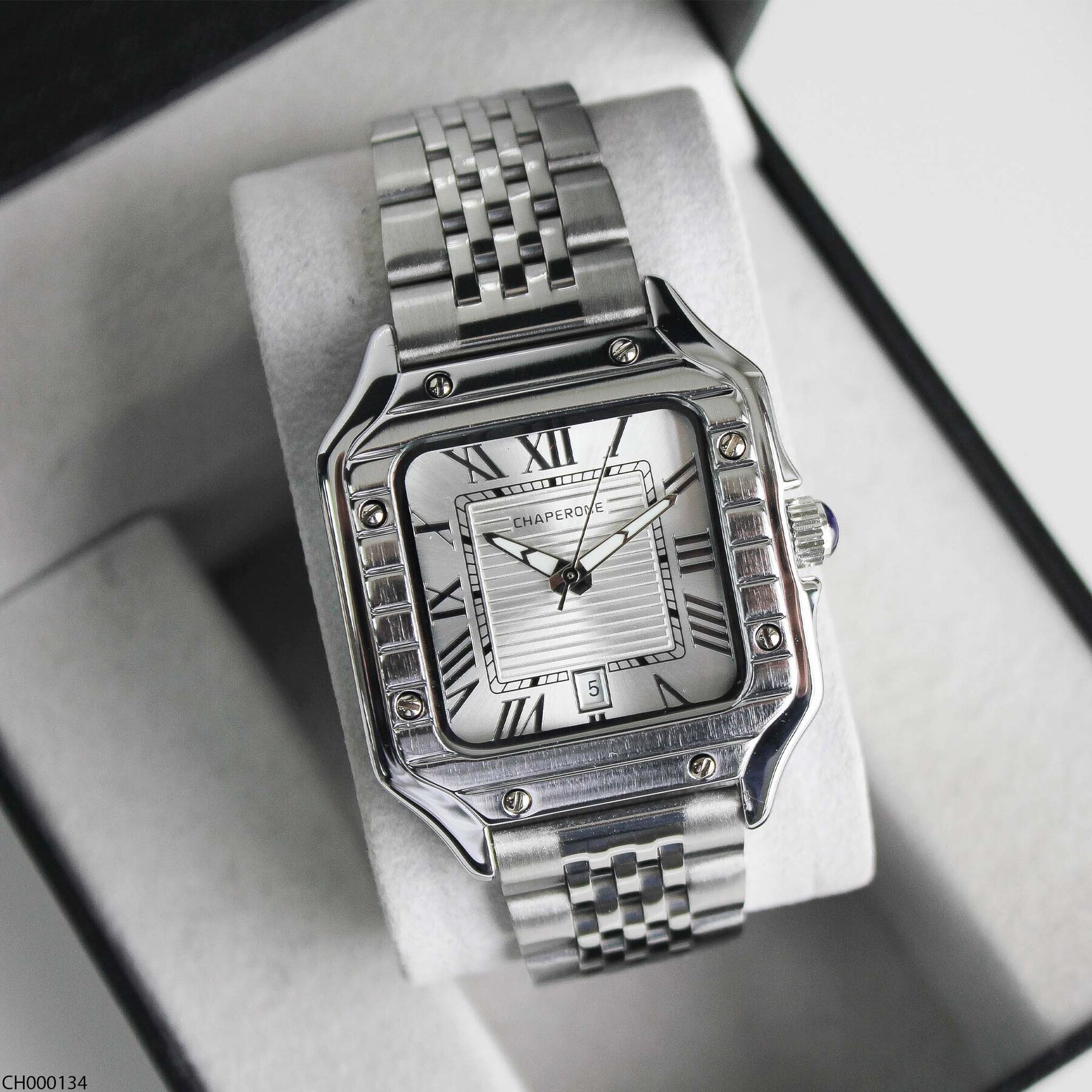 Chaperone CH000134 Çelik Kordonlu Erkek Kol Saati