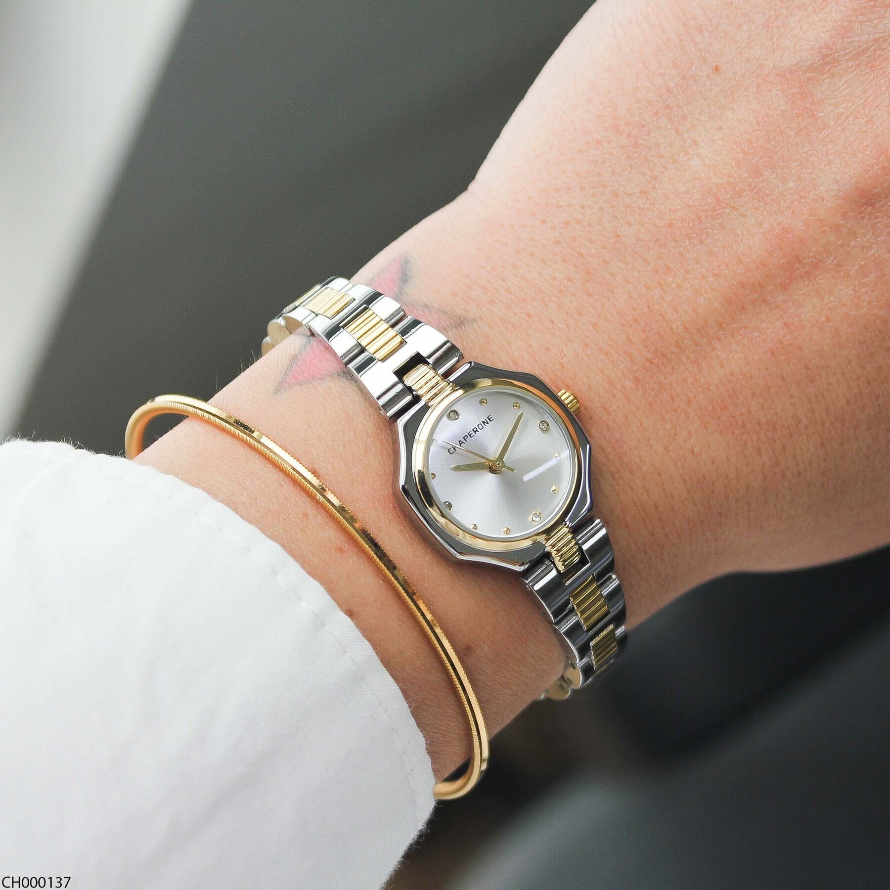 Chaperone CH000137 Çelik Kordonlu Kadın Kol Saati