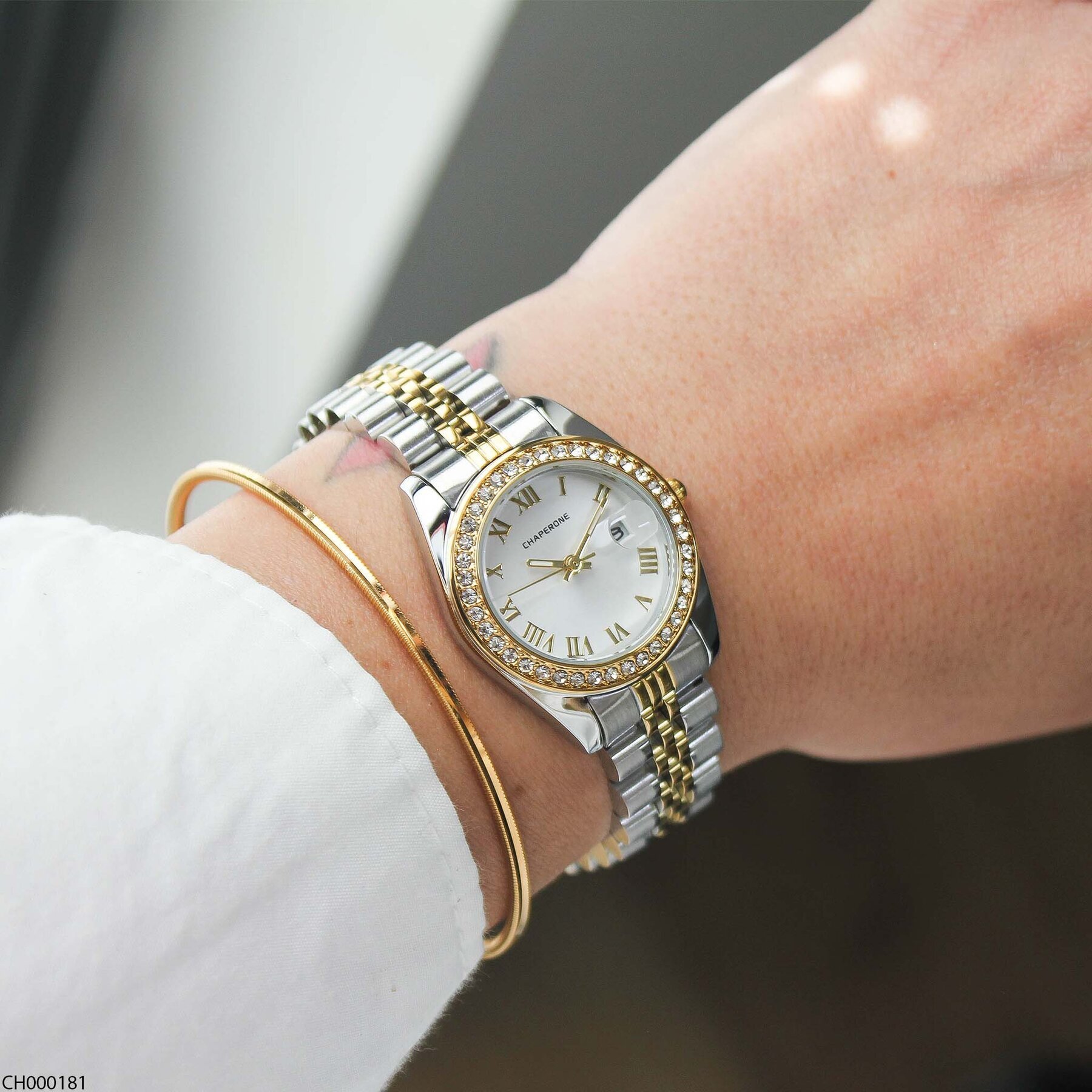 Chaperone CH000181 Çelik Kordonlu Kadın Kol Saati