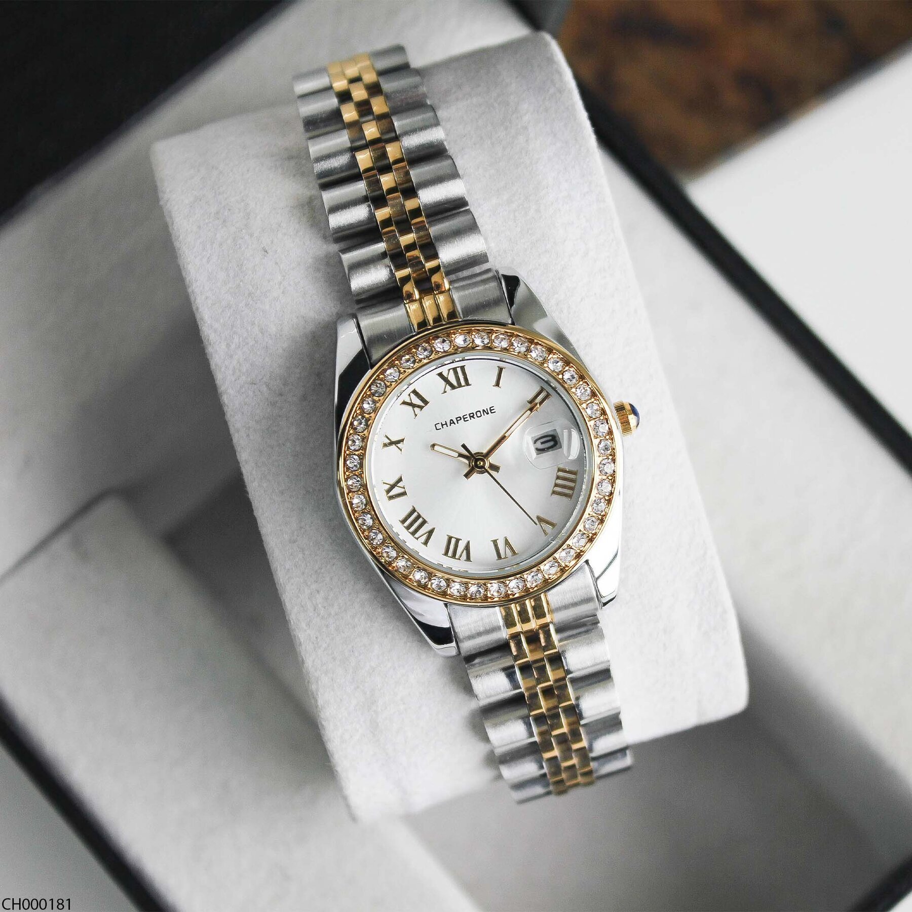 Chaperone CH000181 Çelik Kordonlu Kadın Kol Saati