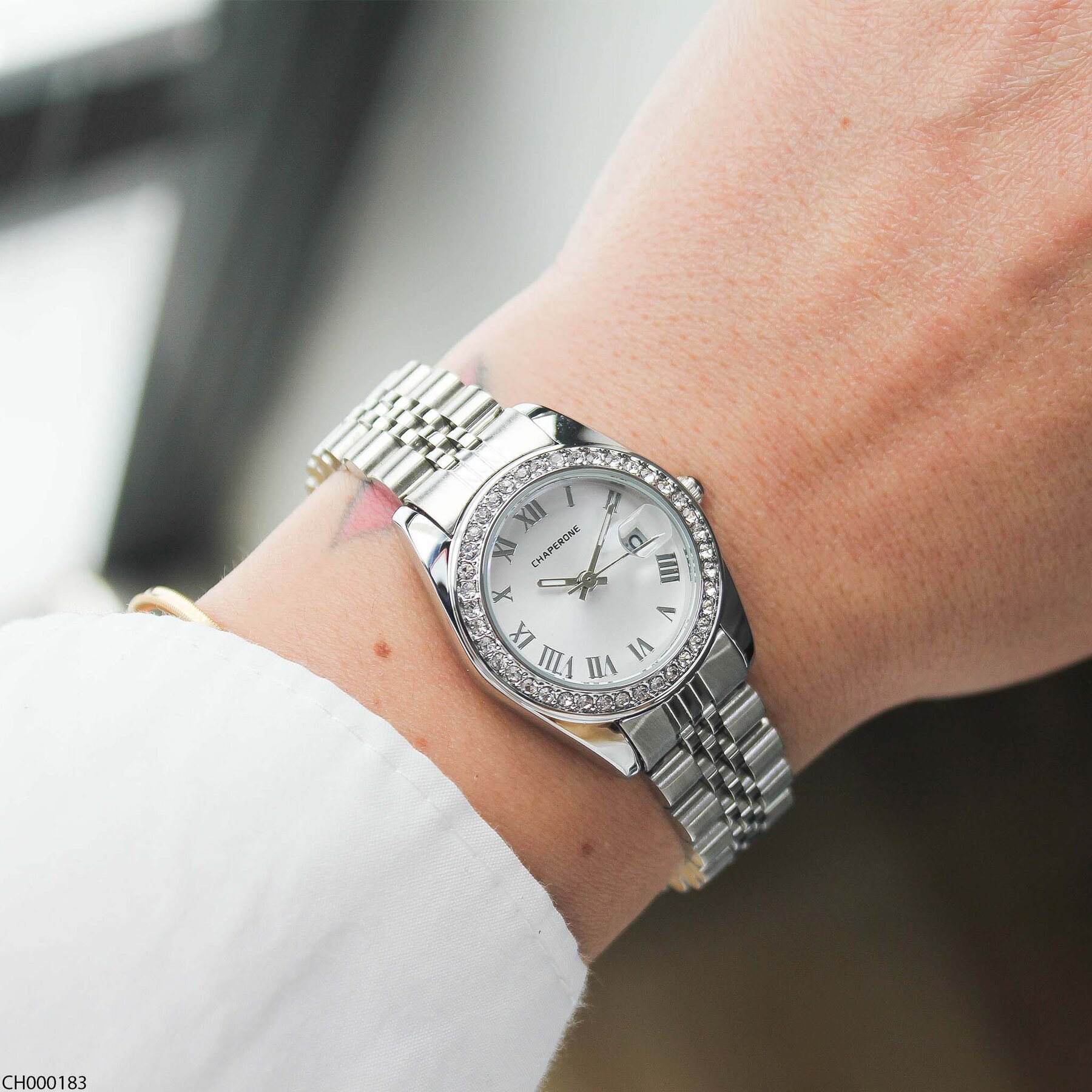 Chaperone CH000183 Çelik Kordonlu Kadın Kol Saati