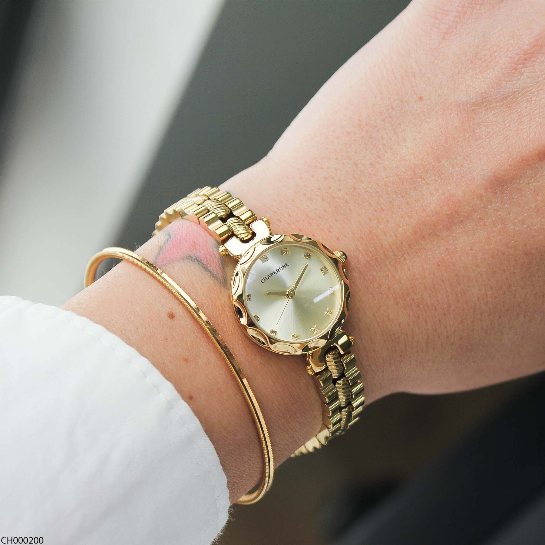 Chaperone CH000200 Çelik Kordonlu Kadın Kol Saati