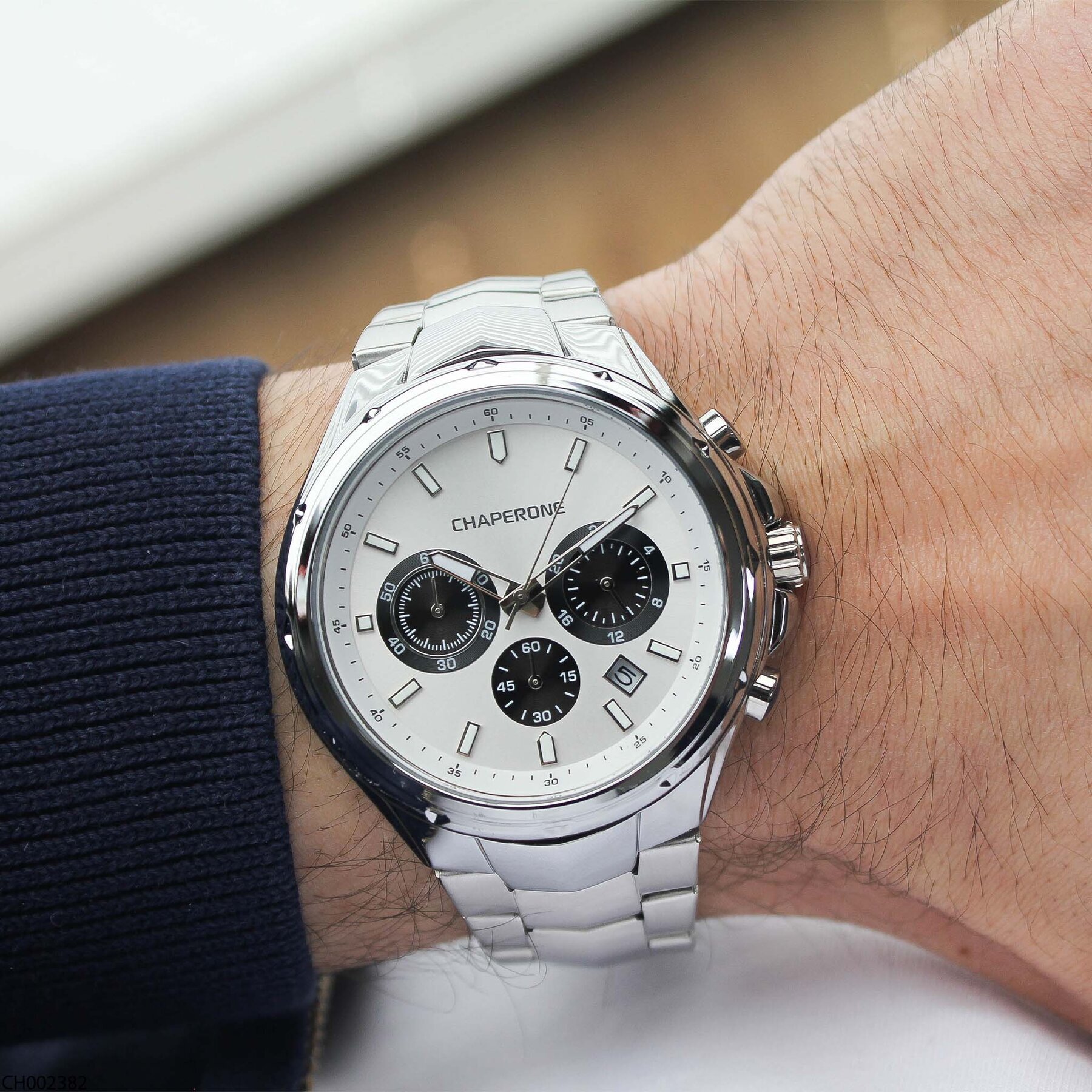 Chaperone CH002382 Çelik Kordonlu Erkek Kol Saati