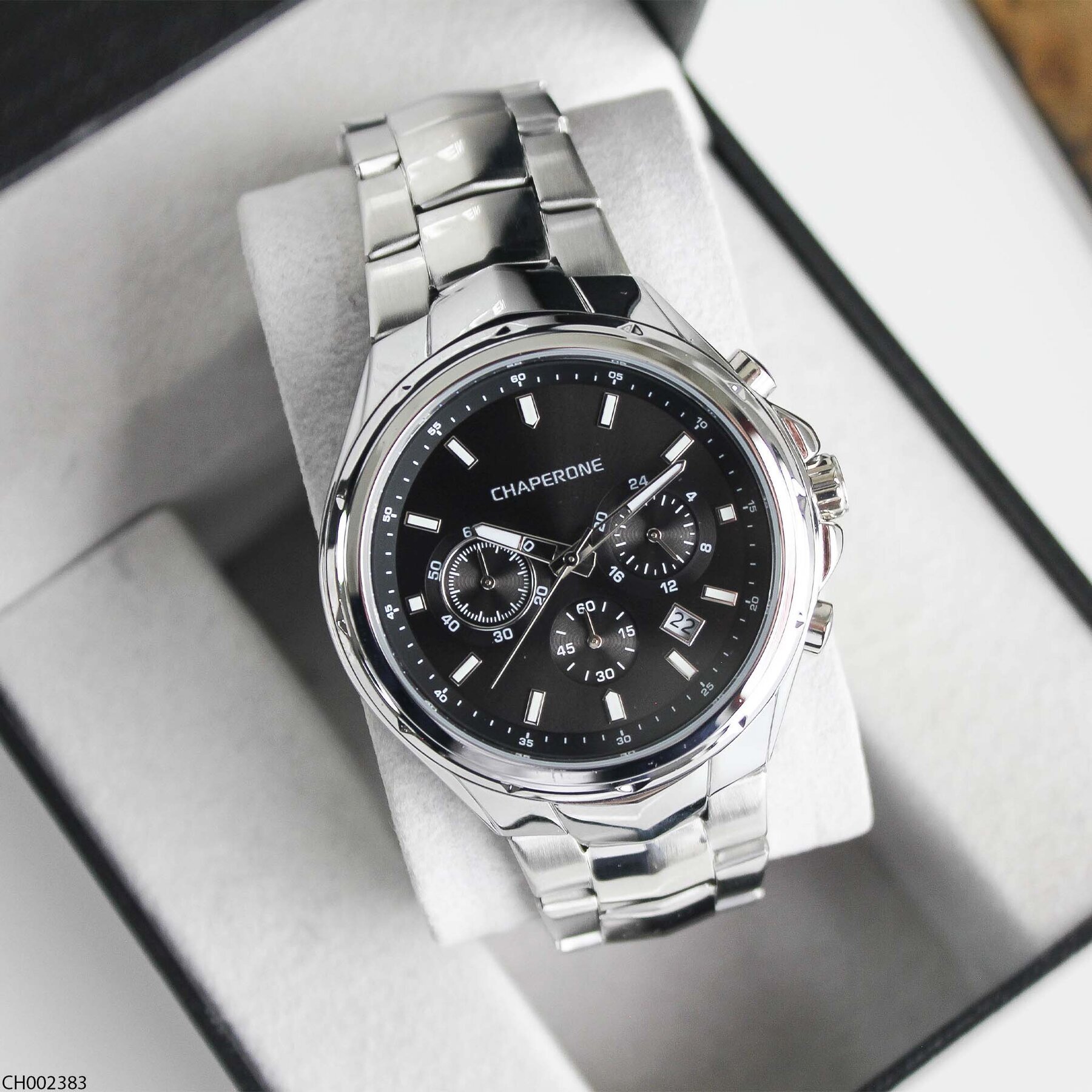 Chaperone CH002383 Çelik Kordonlu Erkek Kol Saati