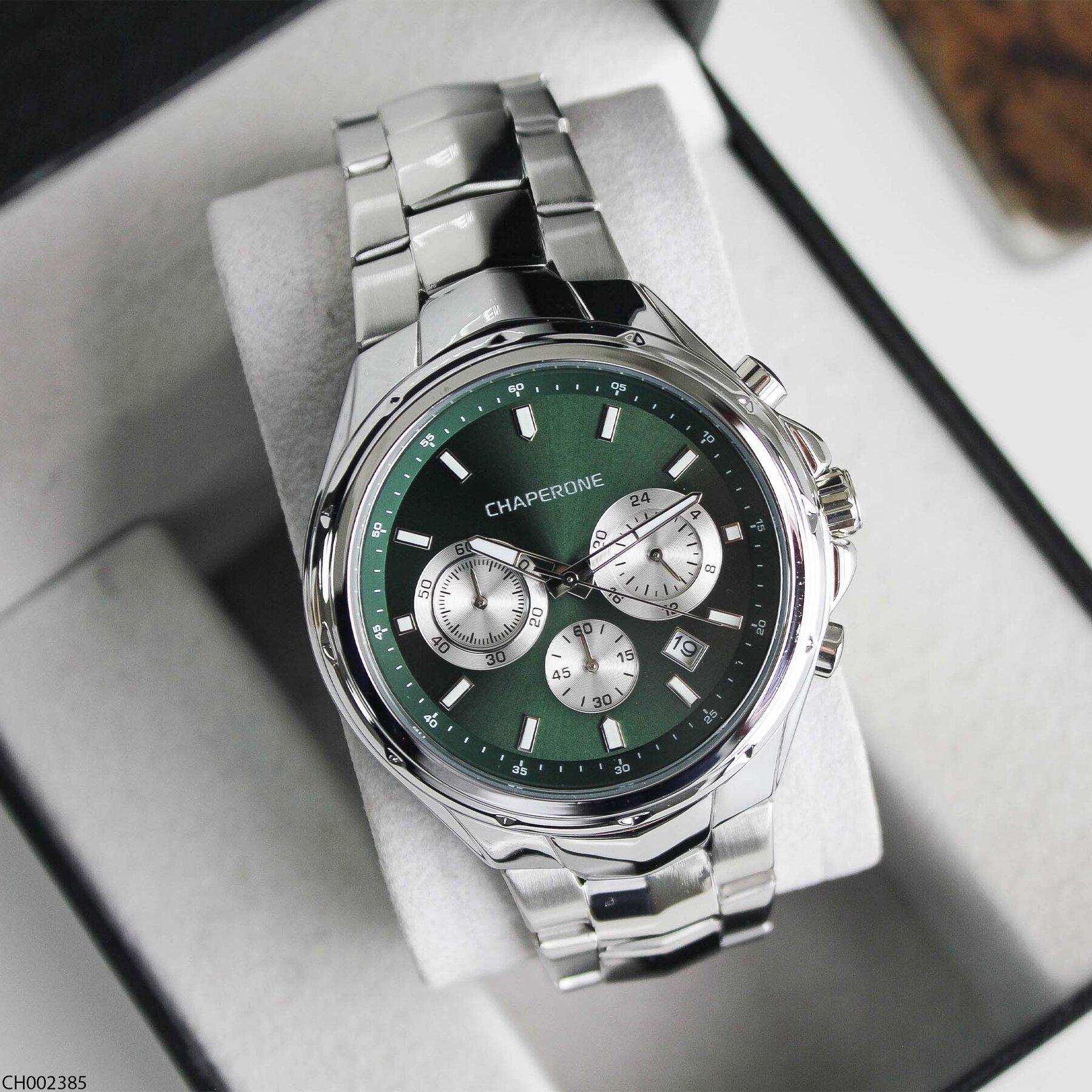 Chaperone CH002385 Çelik Kordonlu Erkek Kol Saati