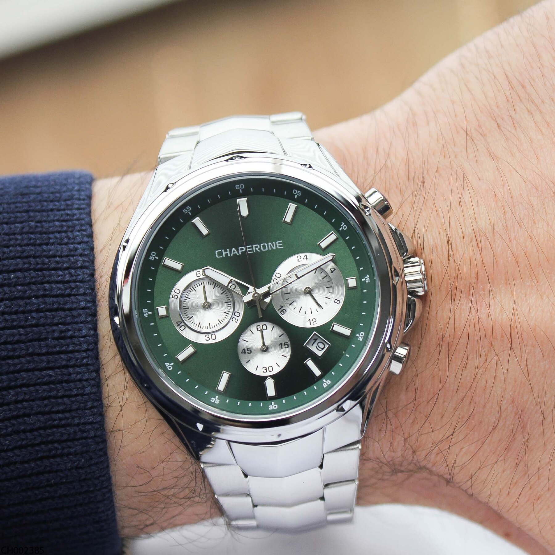 Chaperone CH002385 Çelik Kordonlu Erkek Kol Saati