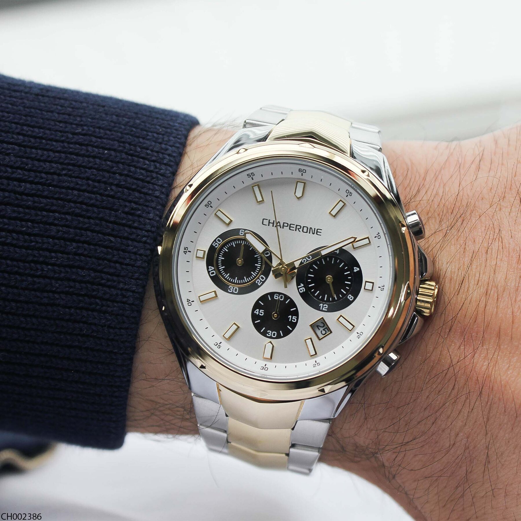 Chaperone CH002386 Çelik Kordonlu Erkek Kol Saati