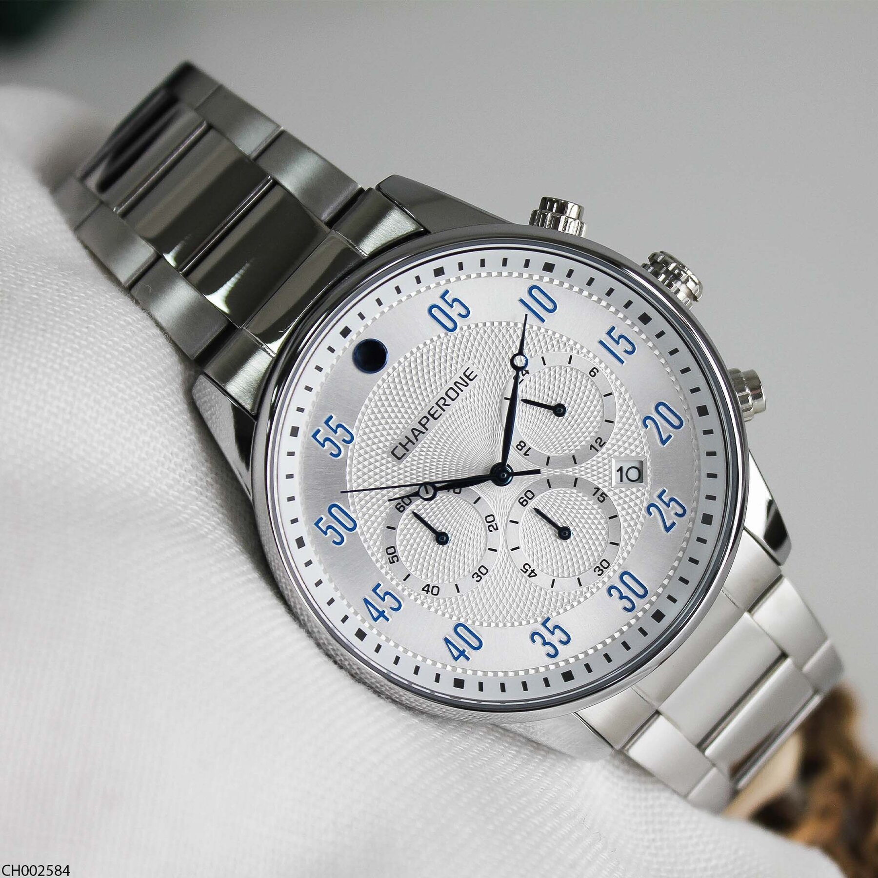Chaperone CH002584 Çelik Kordonlu Erkek Kol Saati