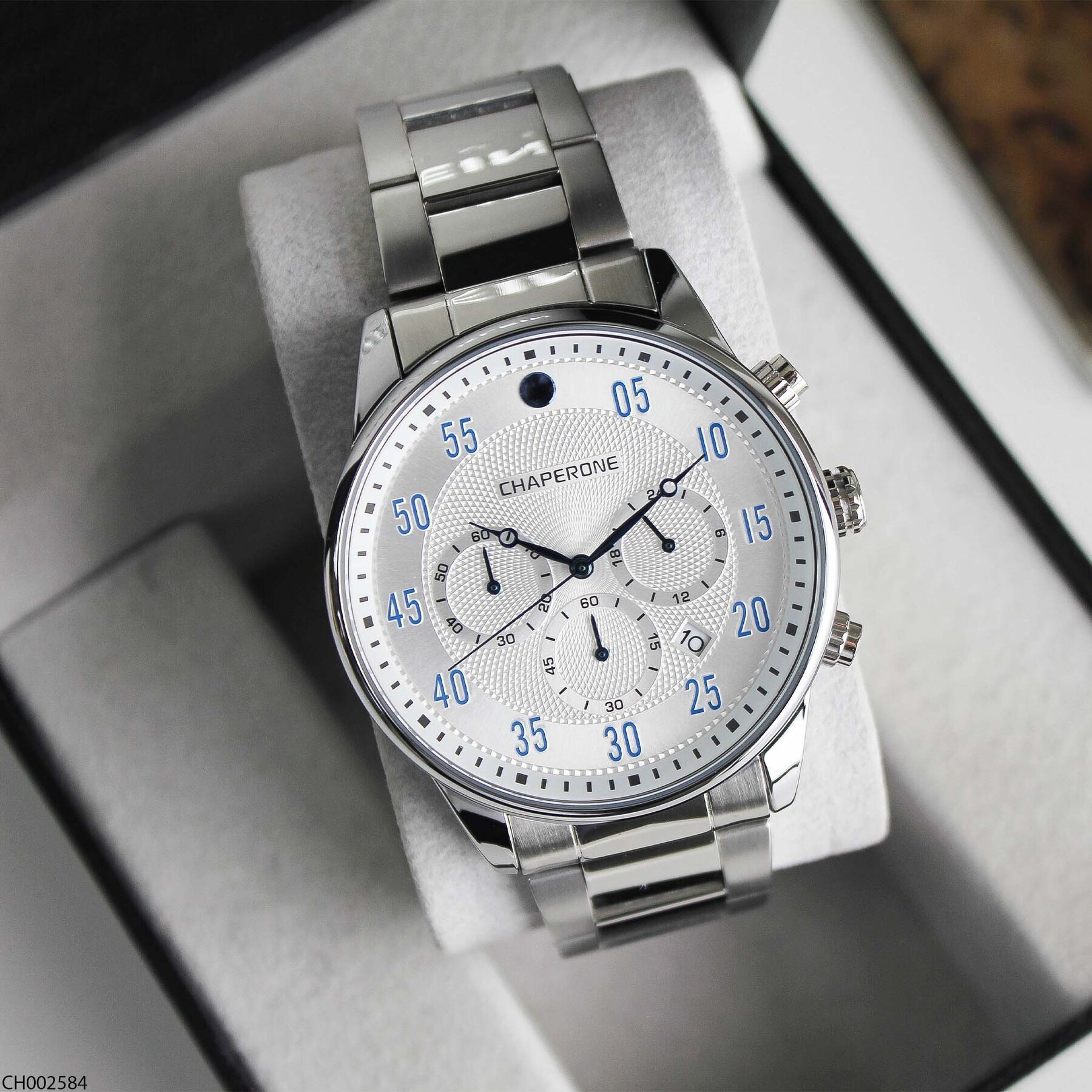 Chaperone CH002584 Çelik Kordonlu Erkek Kol Saati