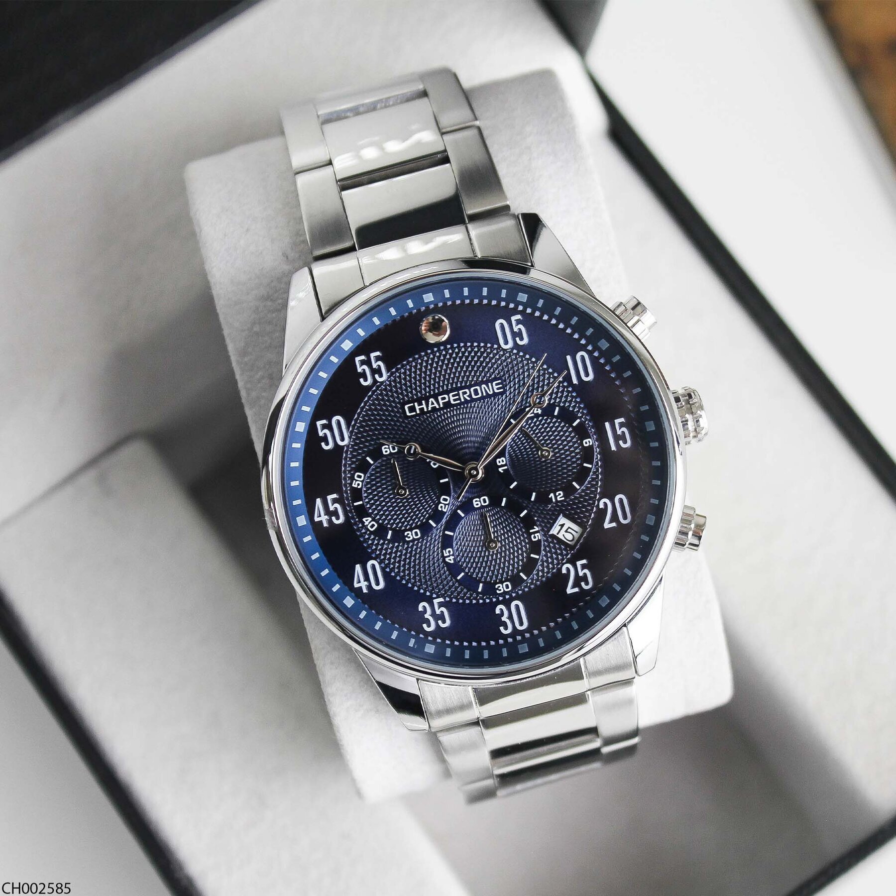 Chaperone CH002585 Çelik Kordonlu Erkek Kol Saati
