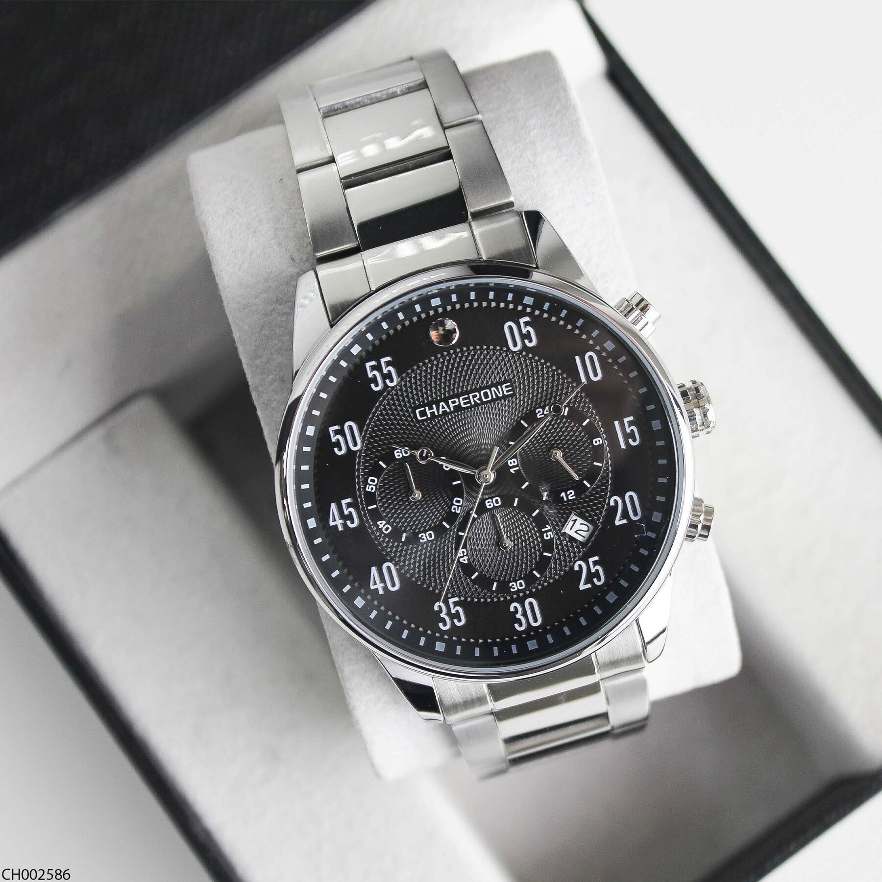 Chaperone CH002586 Çelik Kordonlu Erkek Kol Saati