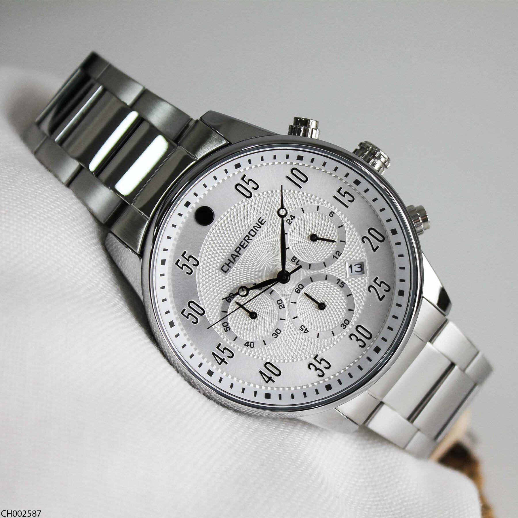 Chaperone CH002587 Çelik Kordonlu Erkek Kol Saati