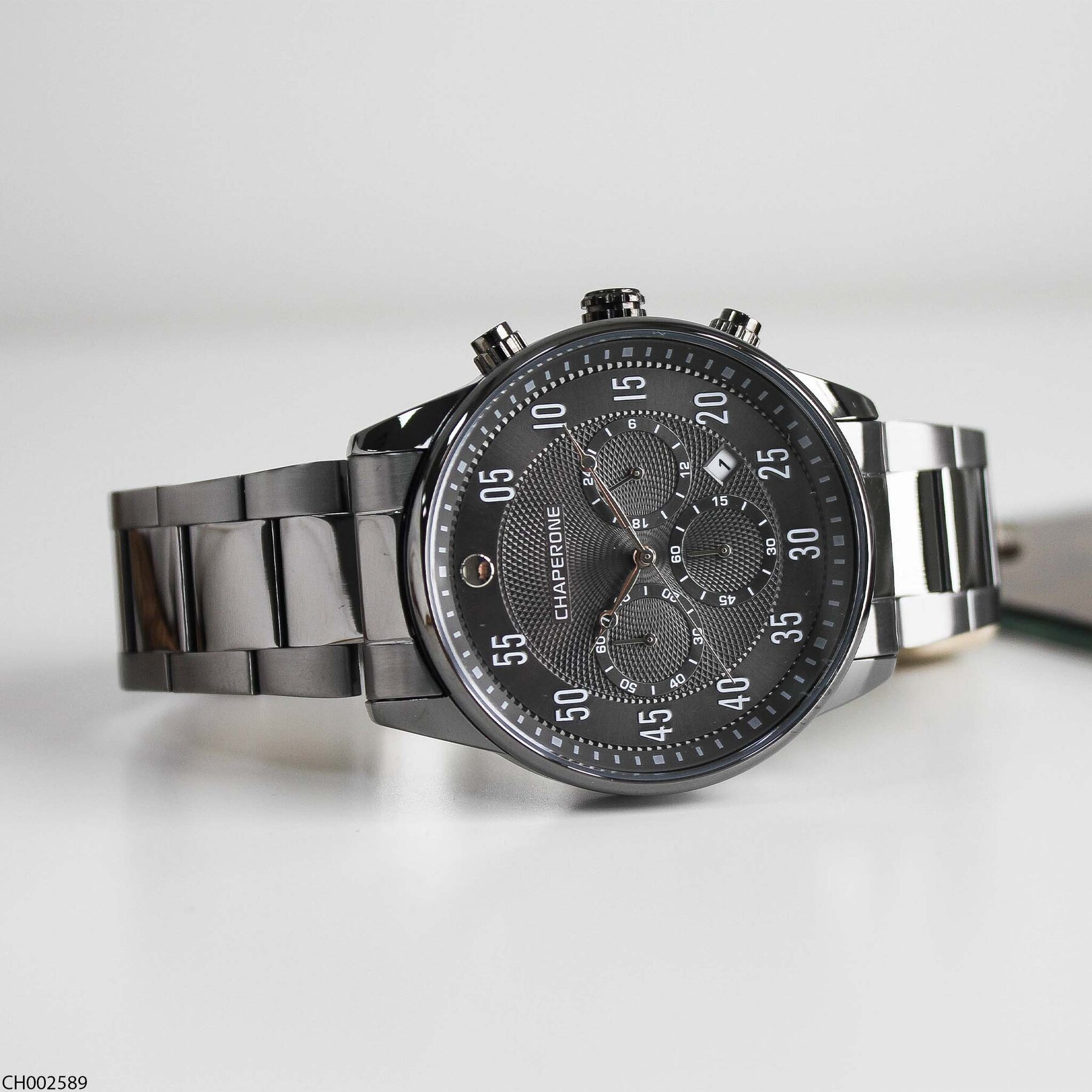 Chaperone CH002589 Çelik Kordonlu Erkek Kol Saati