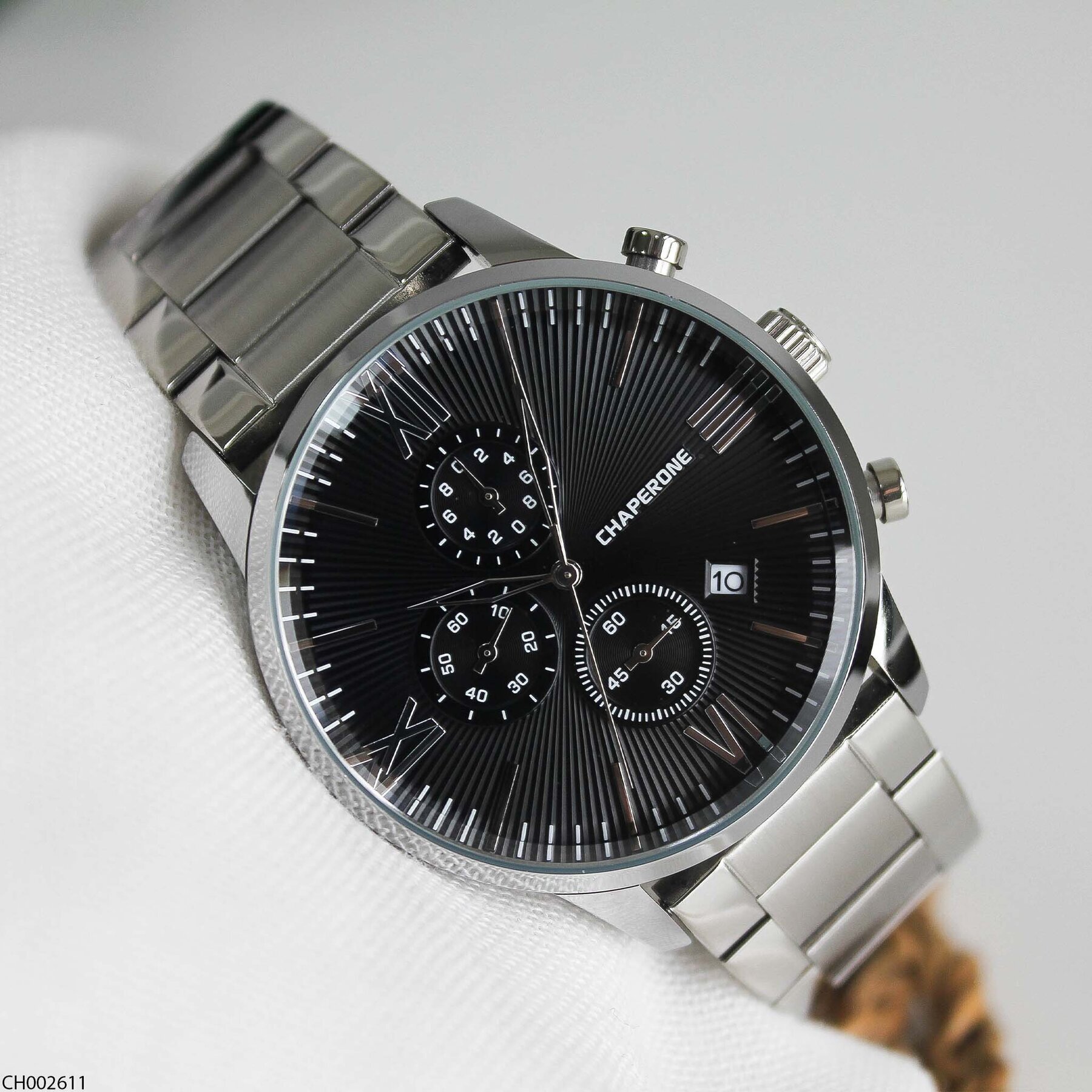 Chaperone CH002611 Çelik Kordonlu Erkek Kol Saati