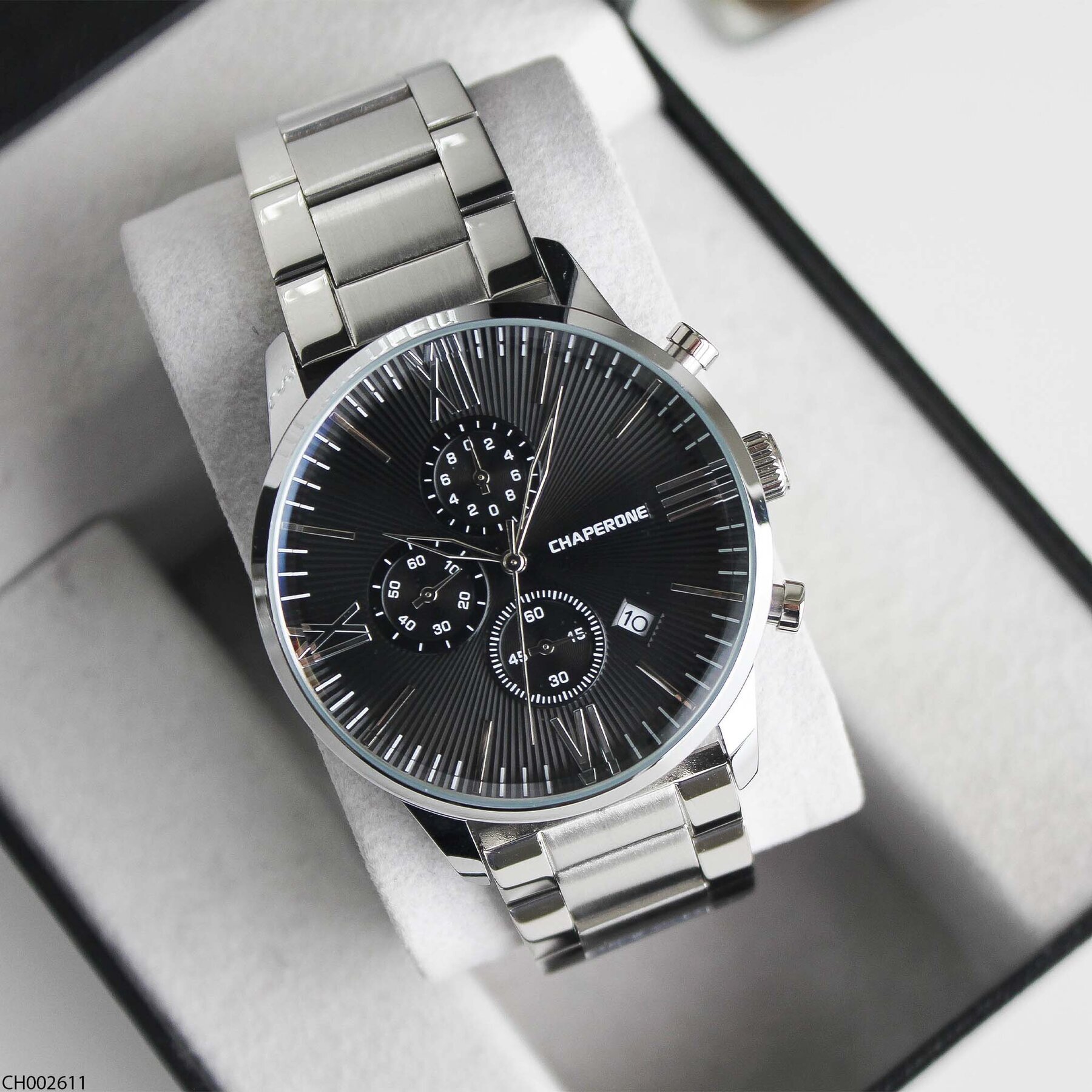 Chaperone CH002611 Çelik Kordonlu Erkek Kol Saati