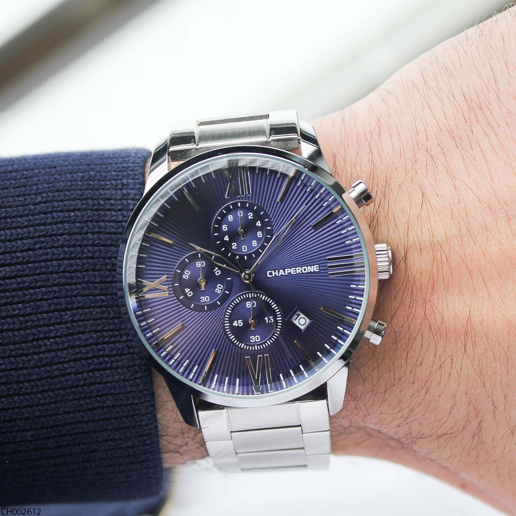 Chaperone CH002612 Çelik Kordonlu Erkek Kol Saati