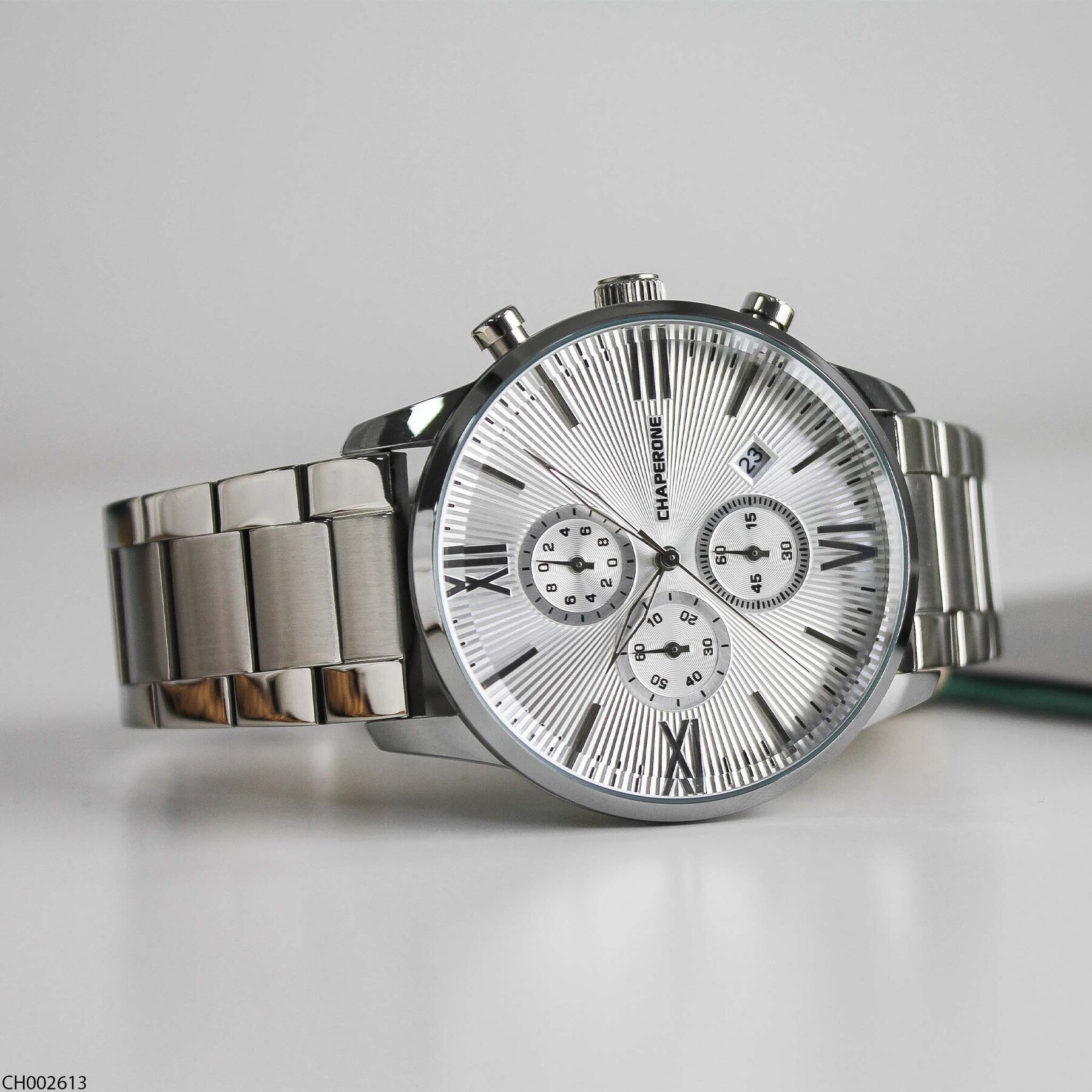 Chaperone CH002613 Çelik Kordonlu Erkek Kol Saati