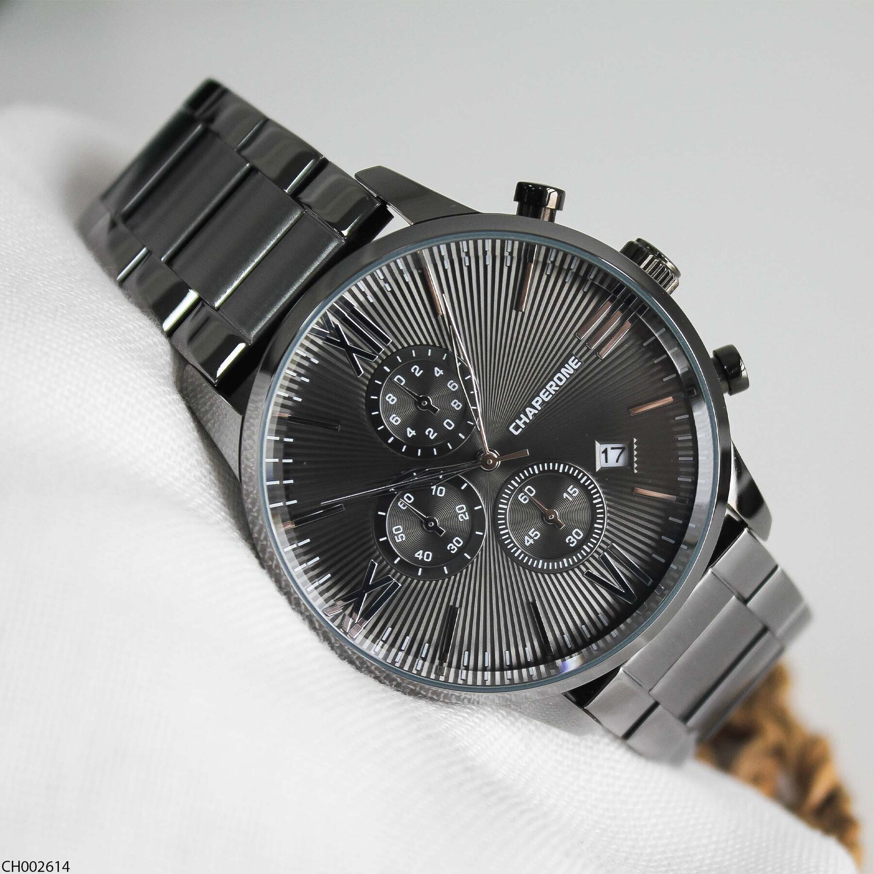 Chaperone CH002614 Çelik Kordonlu Erkek Kol Saati