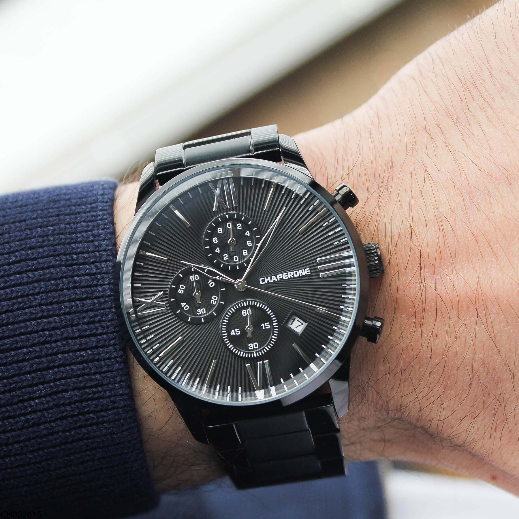 Chaperone CH002615 Çelik Kordonlu Erkek Kol Saati