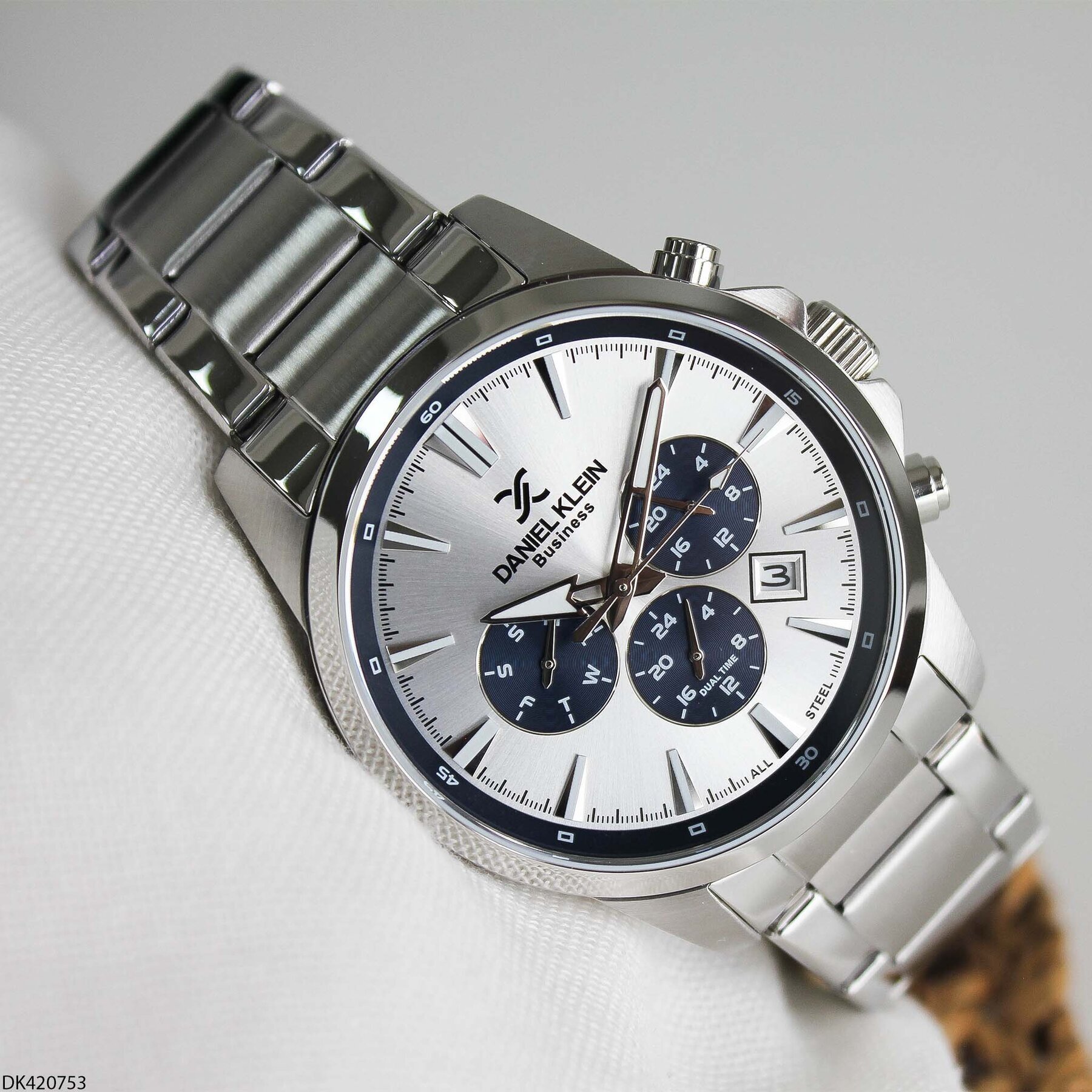 Daniel Klein DK420753 Çelik Kordonlu Erkek Kol Saati