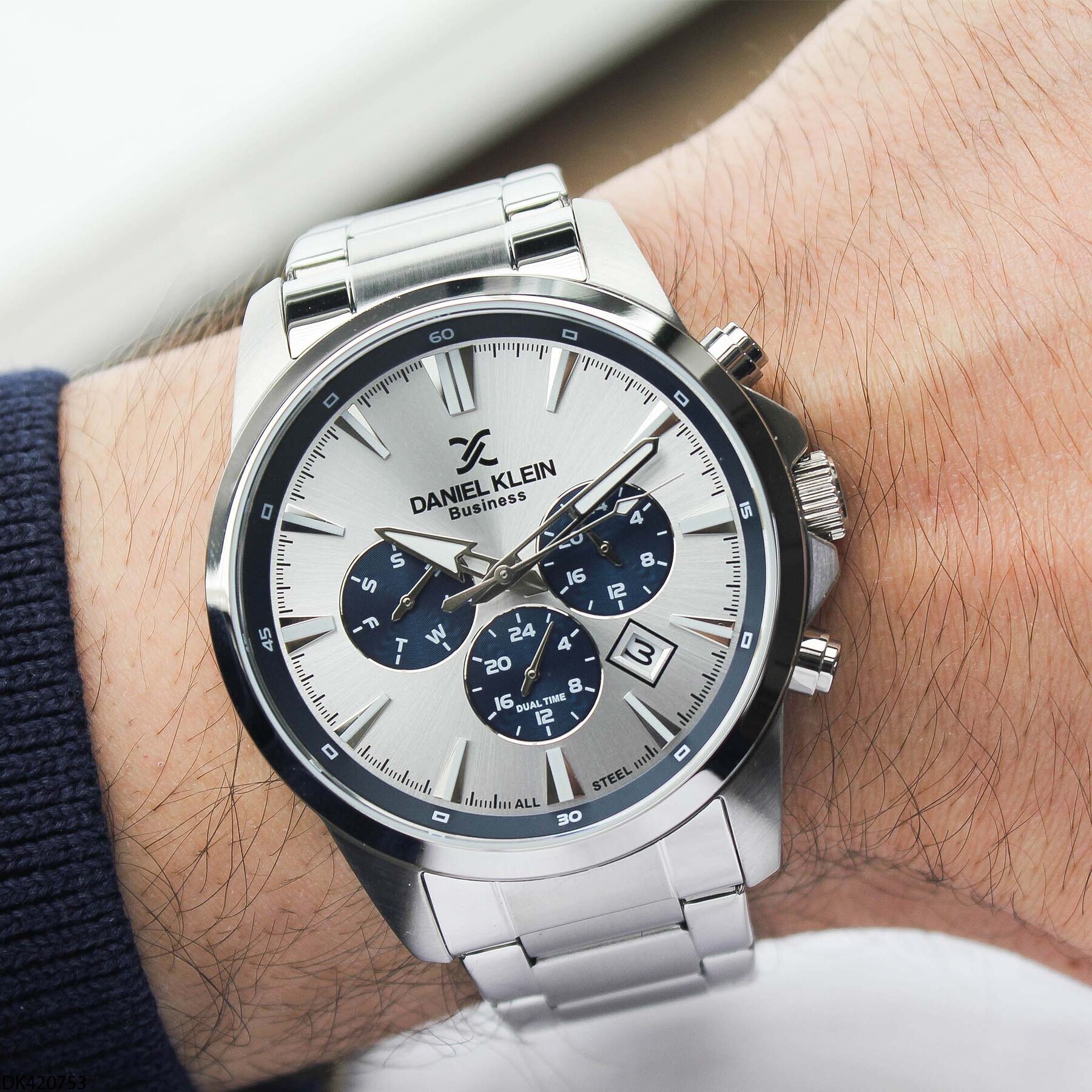 Daniel Klein DK420753 Çelik Kordonlu Erkek Kol Saati