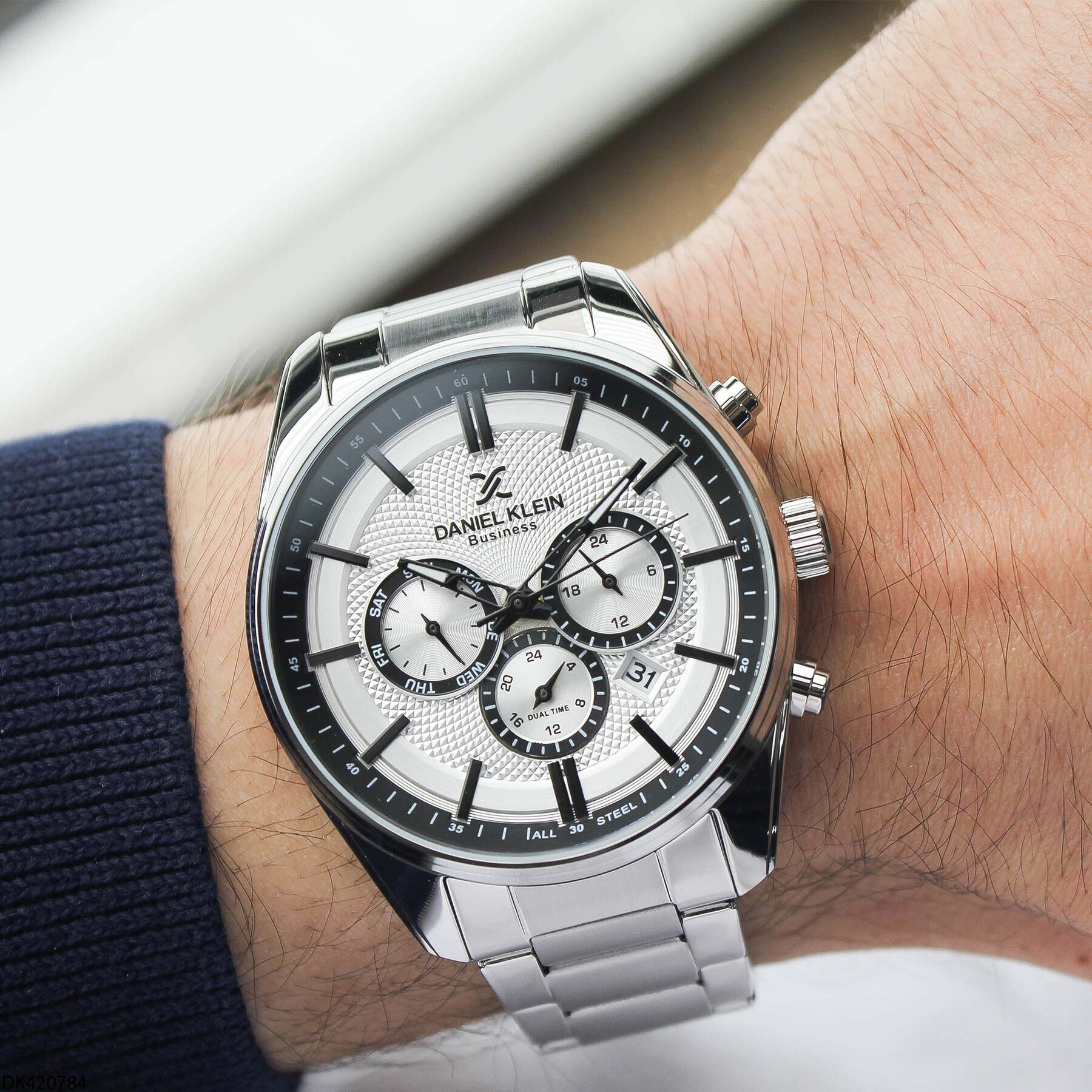 Daniel Klein DK420784 Çelik Kordonlu Erkek Kol Saati