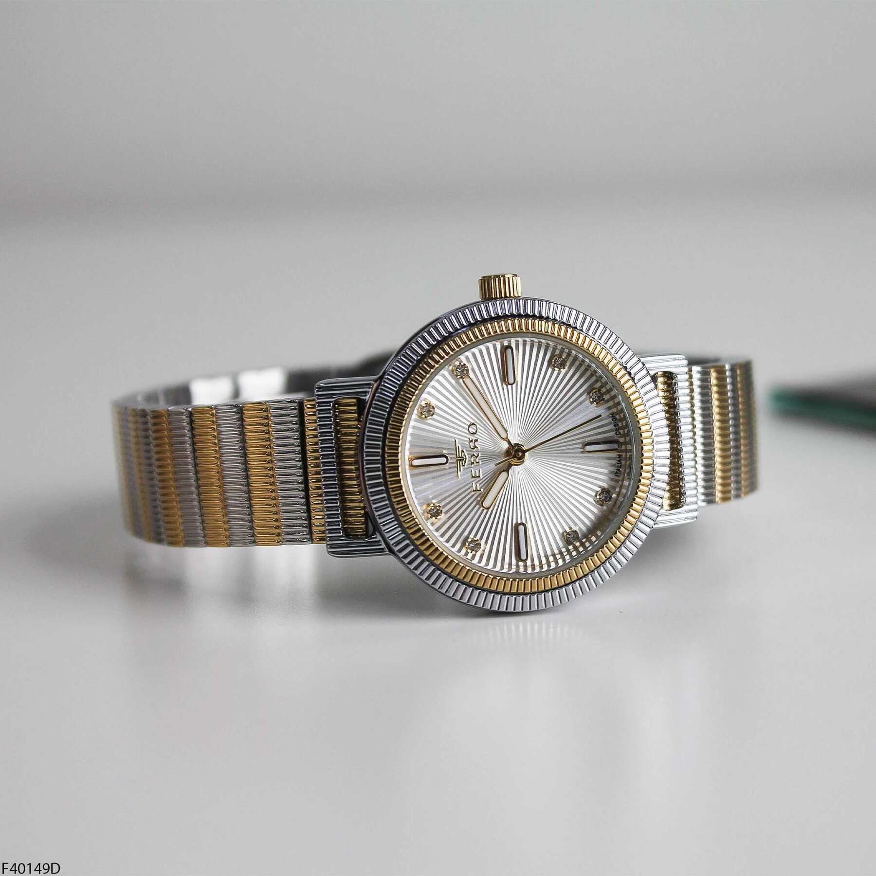 Ferro F40149D Çelik Kordonlu Kadın Kol Saati