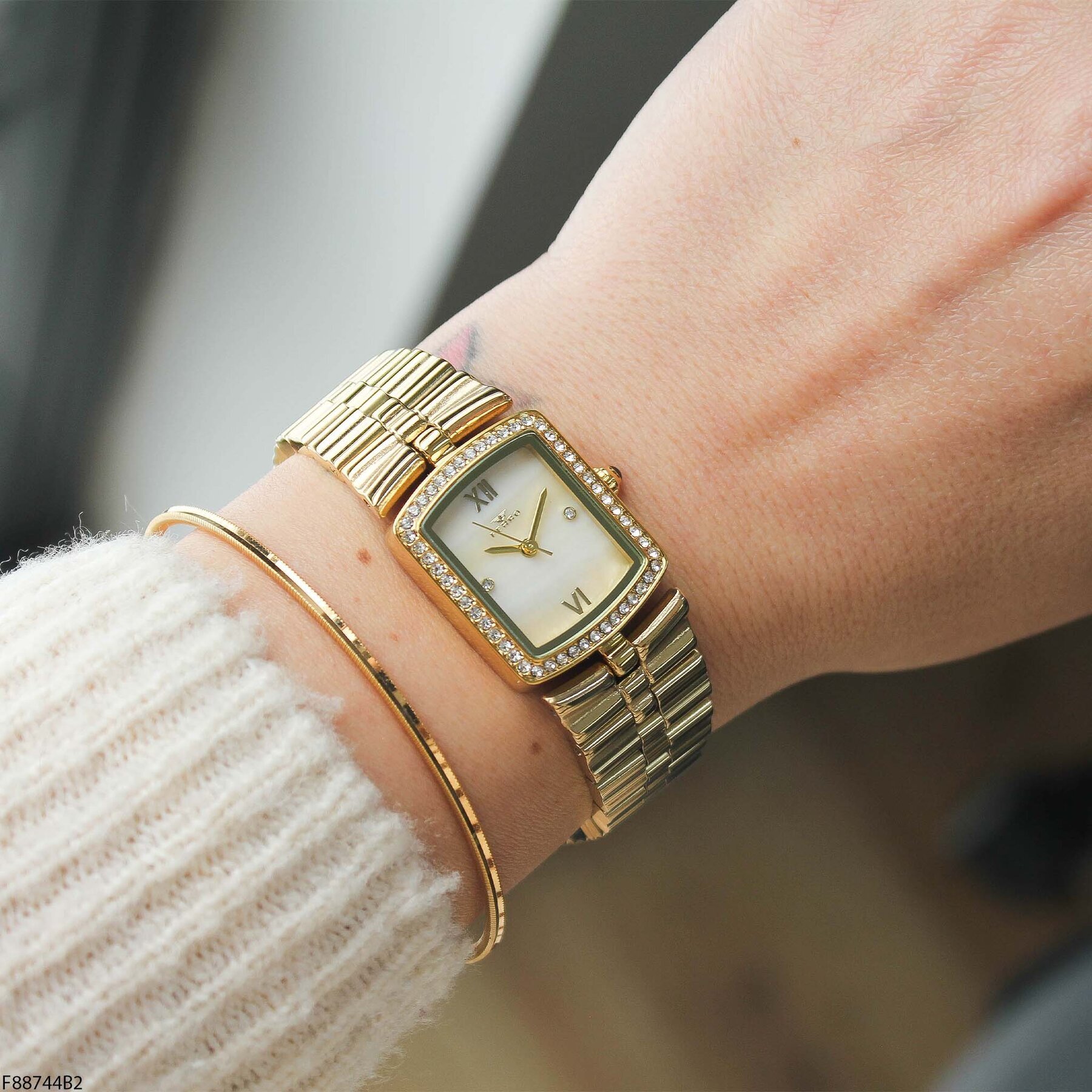 Ferro F88744B2 Çelik Kordonlu Kadın Kol Saati