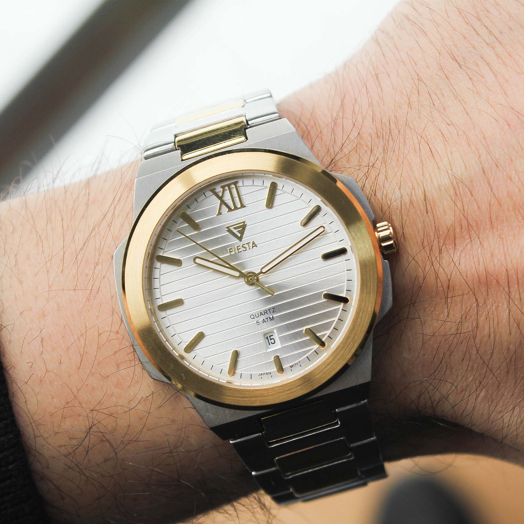 Fiesta FS019809 Çelik Kordonlu Erkek Kol Saati