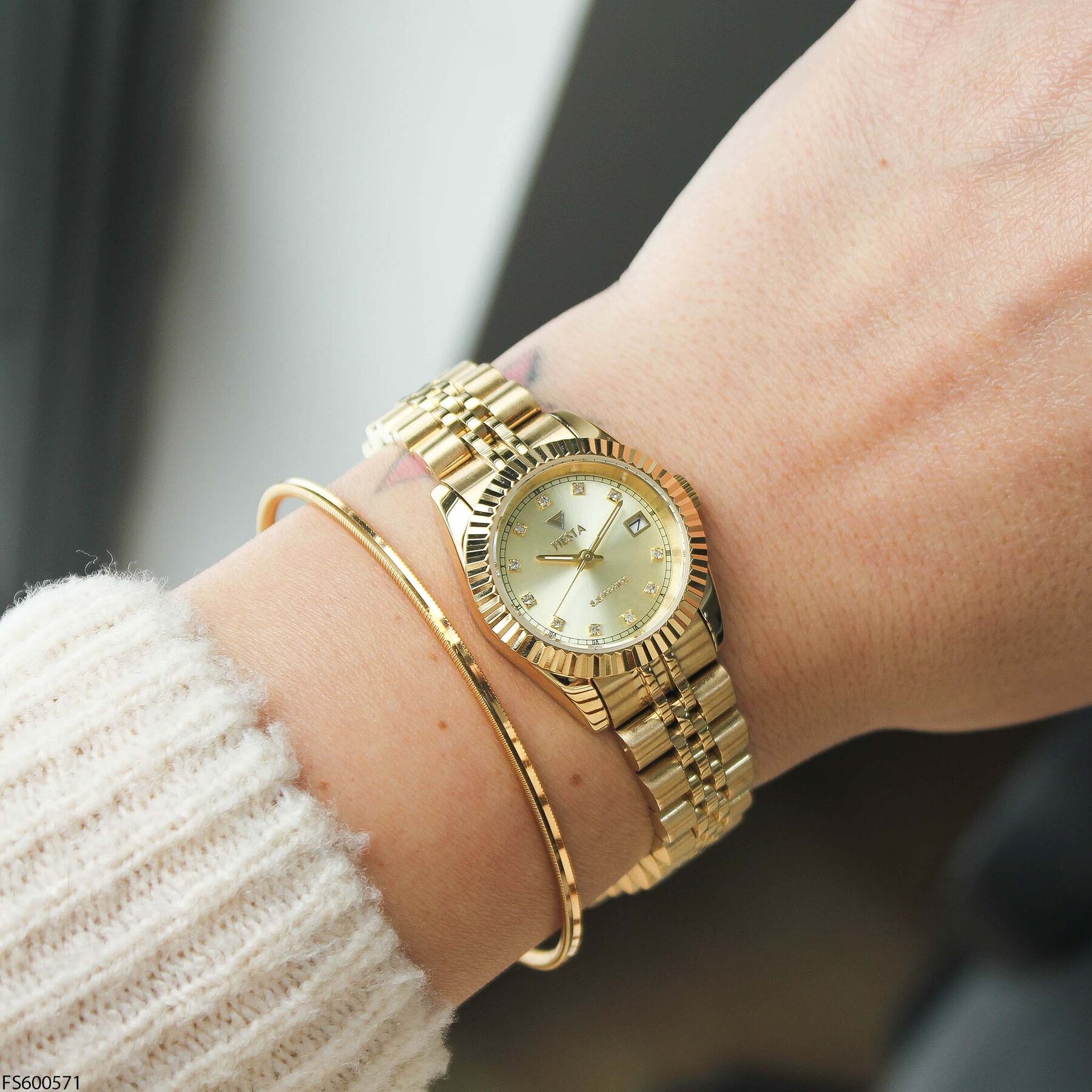 Fiesta FS600571 Çelik Kordonlu Kadın Kol Saati