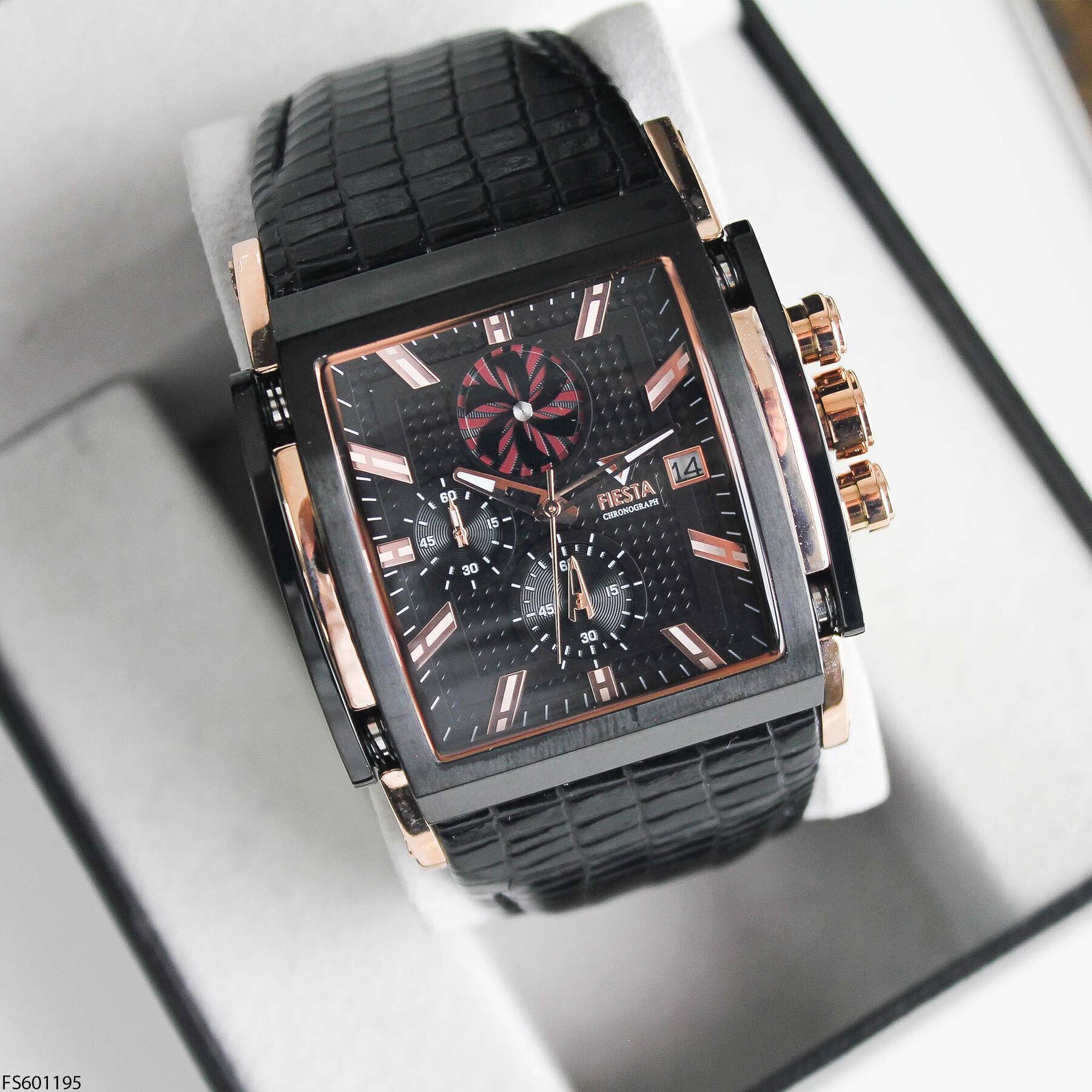 Fiesta FS601195 Leather Strap Men Watch
