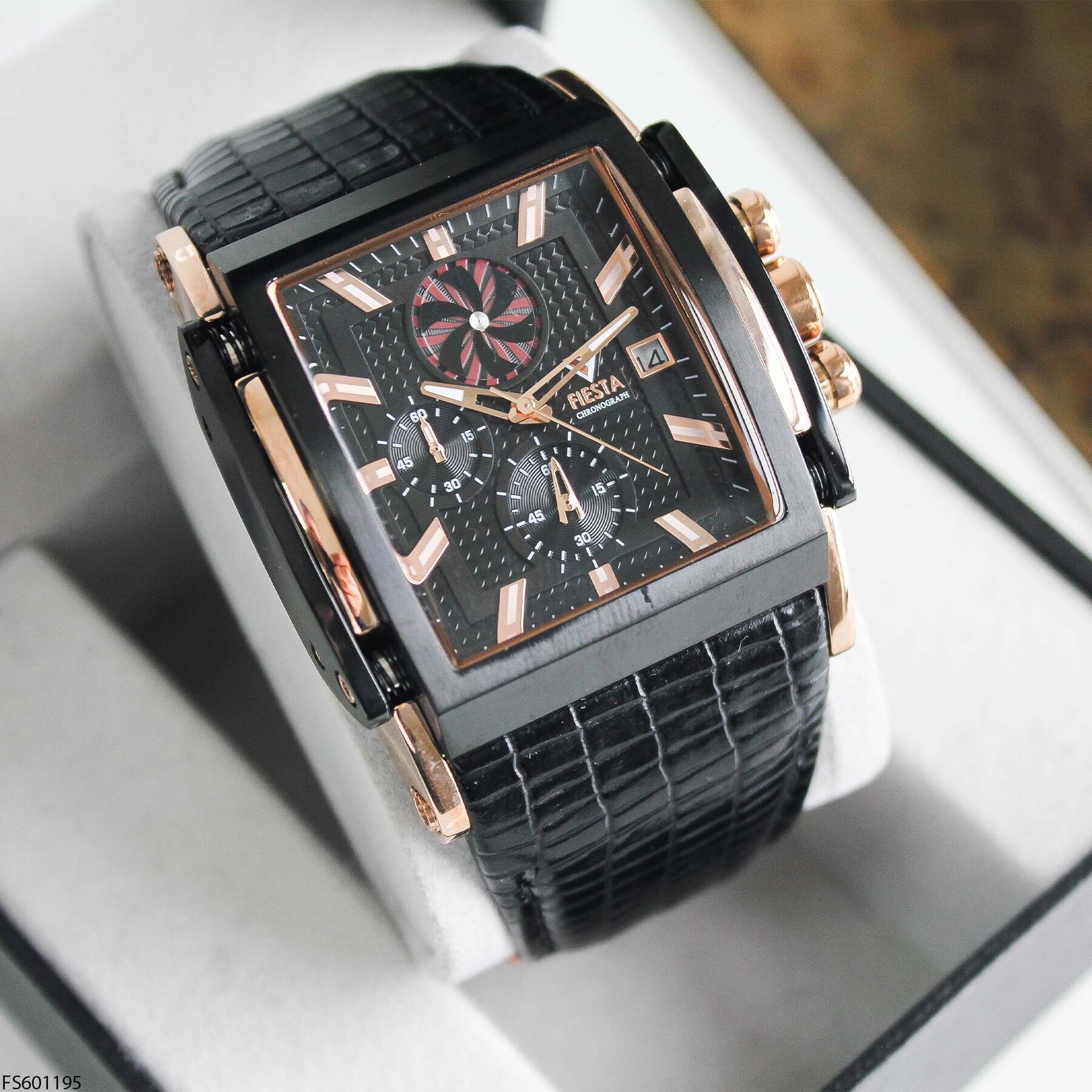 Fiesta FS601195 Leather Strap Men Watch