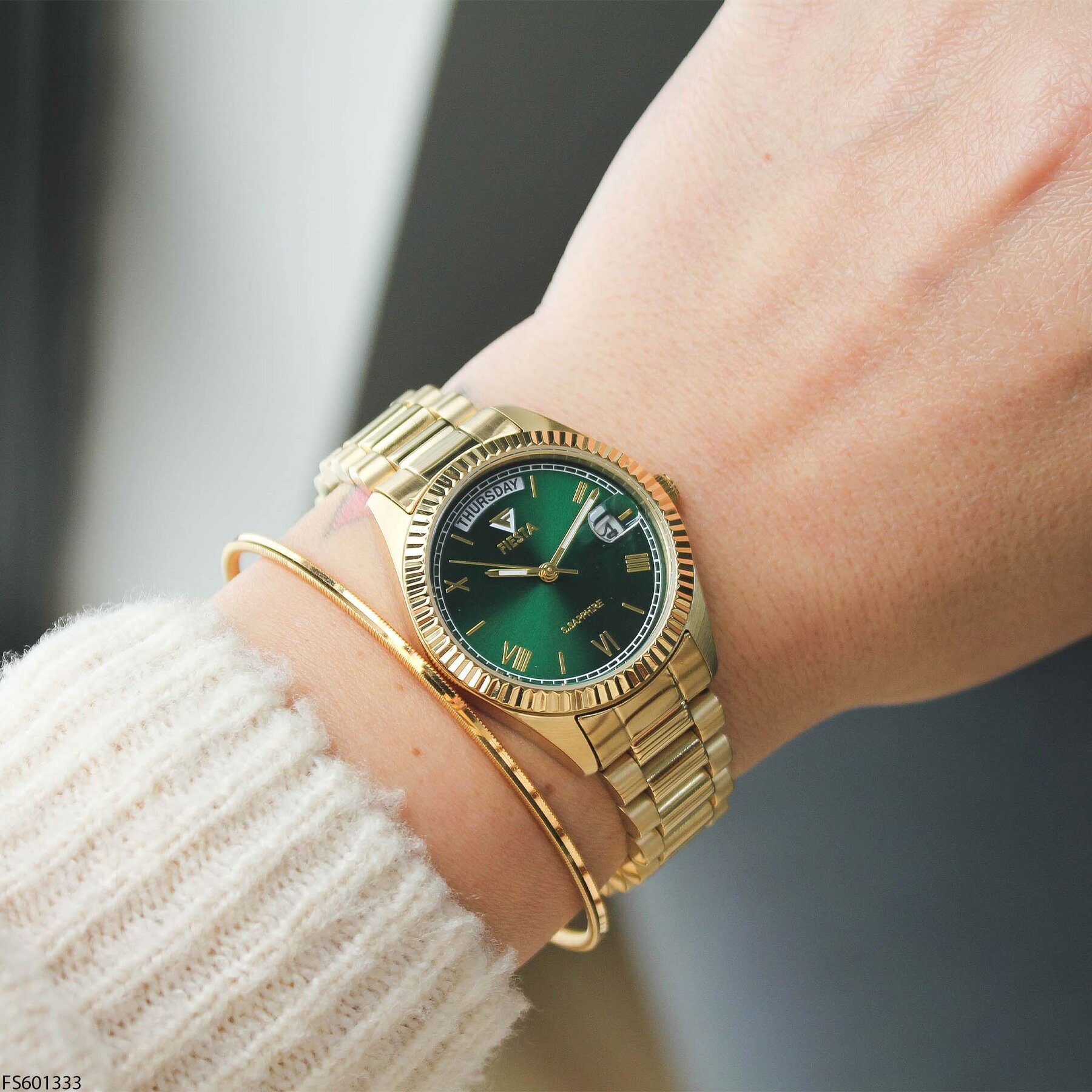 Fiesta FS601333 Çelik Kordonlu Kadın Kol Saati