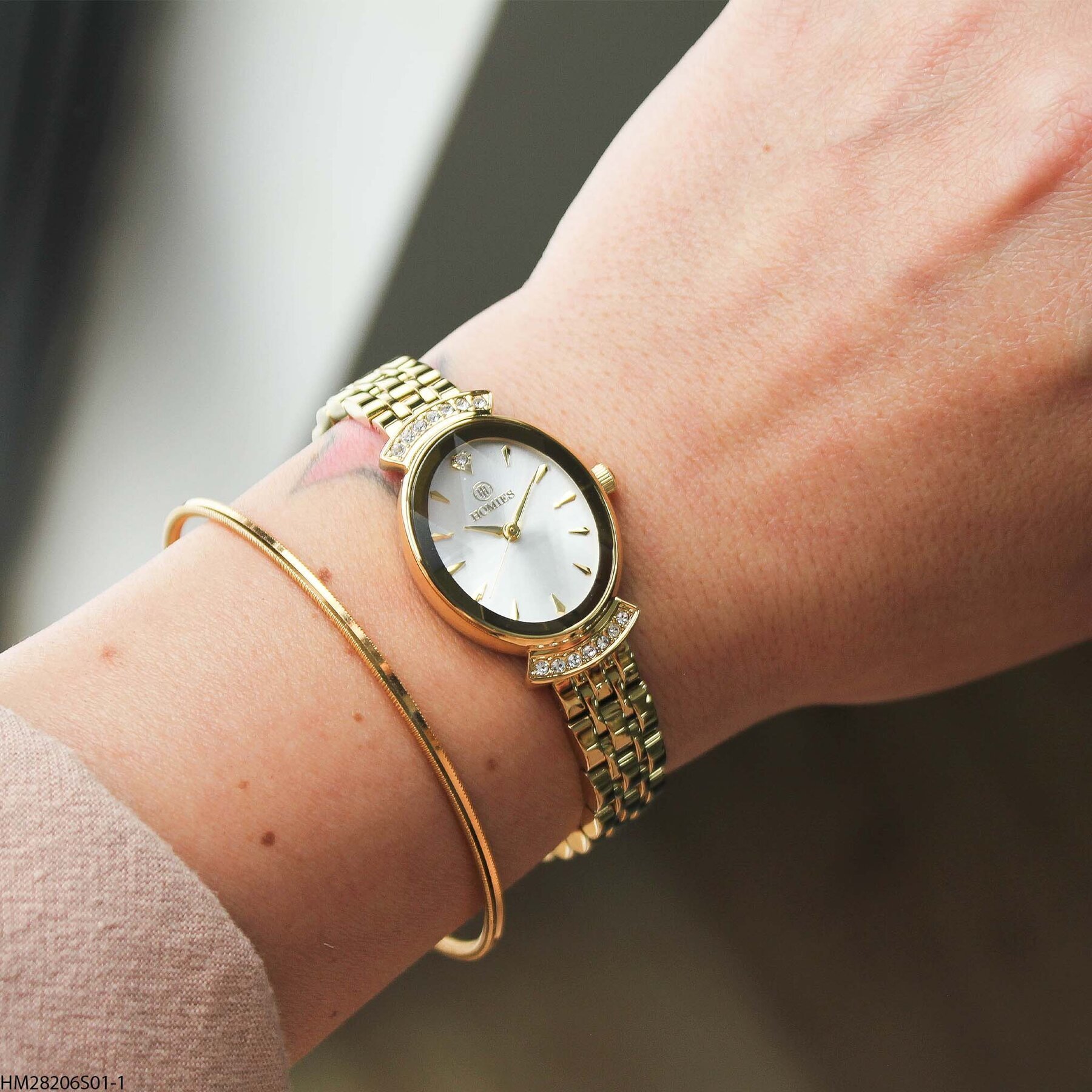 Homies HM25132S01-3 Steel Strap  Women Watch