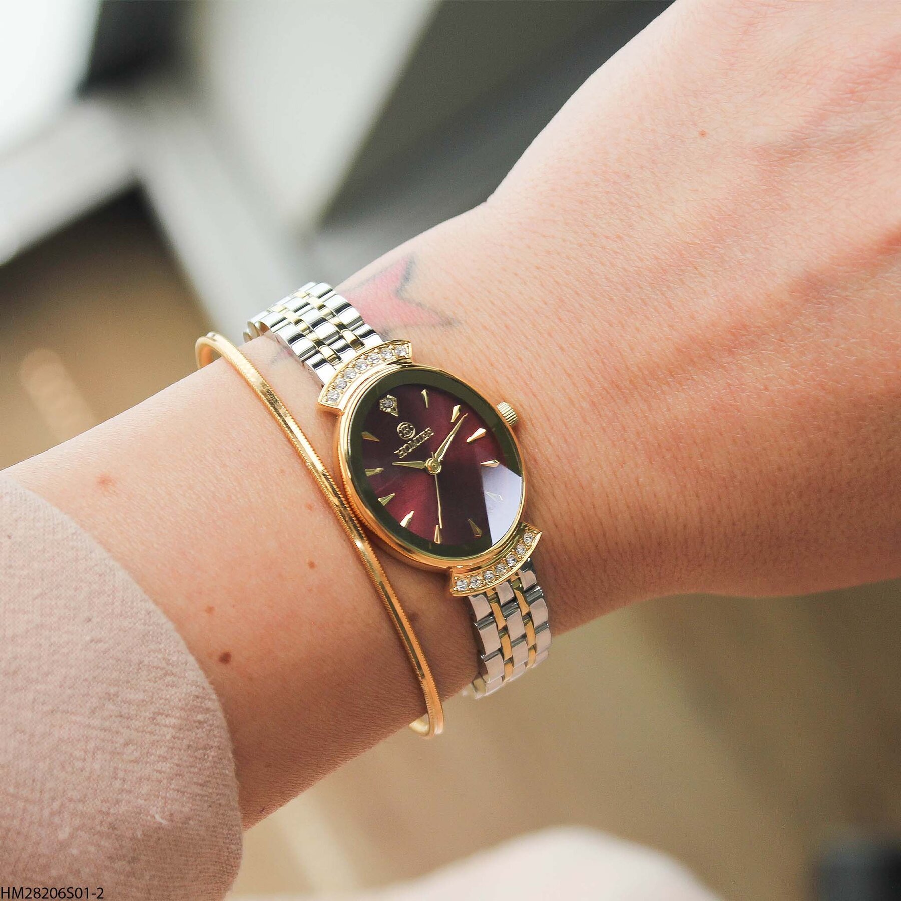 Homies HM28206S01-2 Çelik kordonlu Kadın Kol Saati