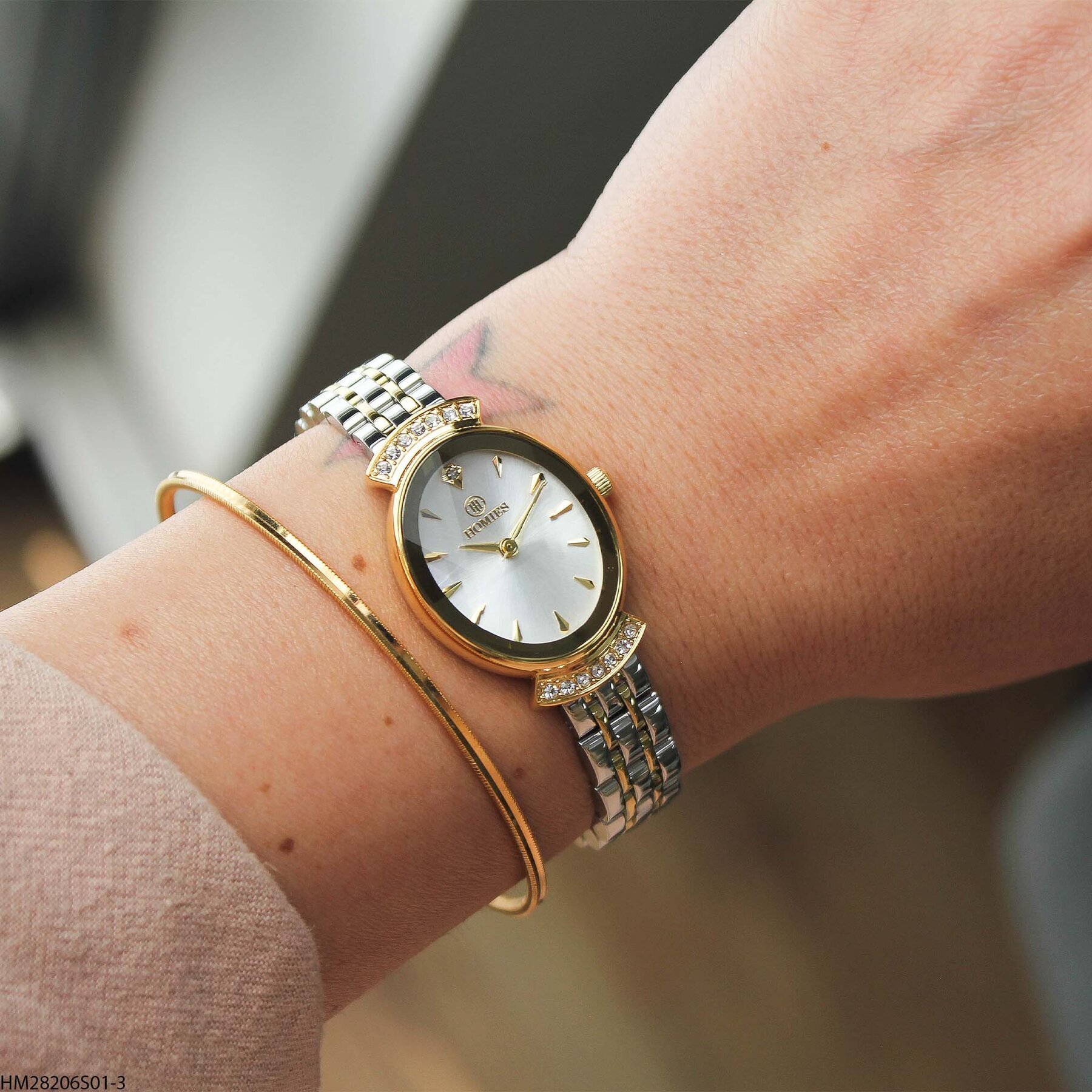 Homies HM28206S01-3 Çelik kordonlu Kadın Kol Saati