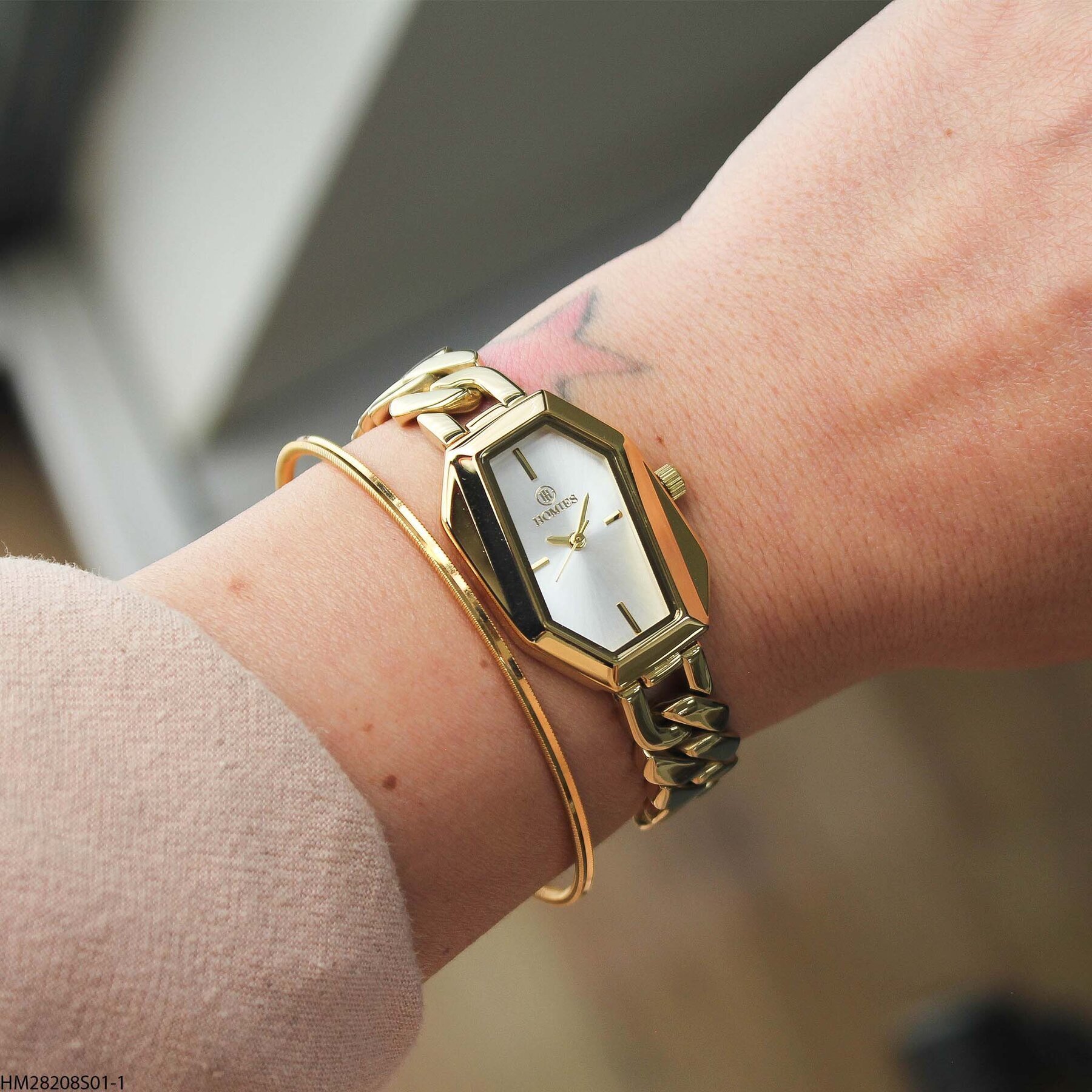 Homies HM25132S01-3 Steel Strap  Women Watch