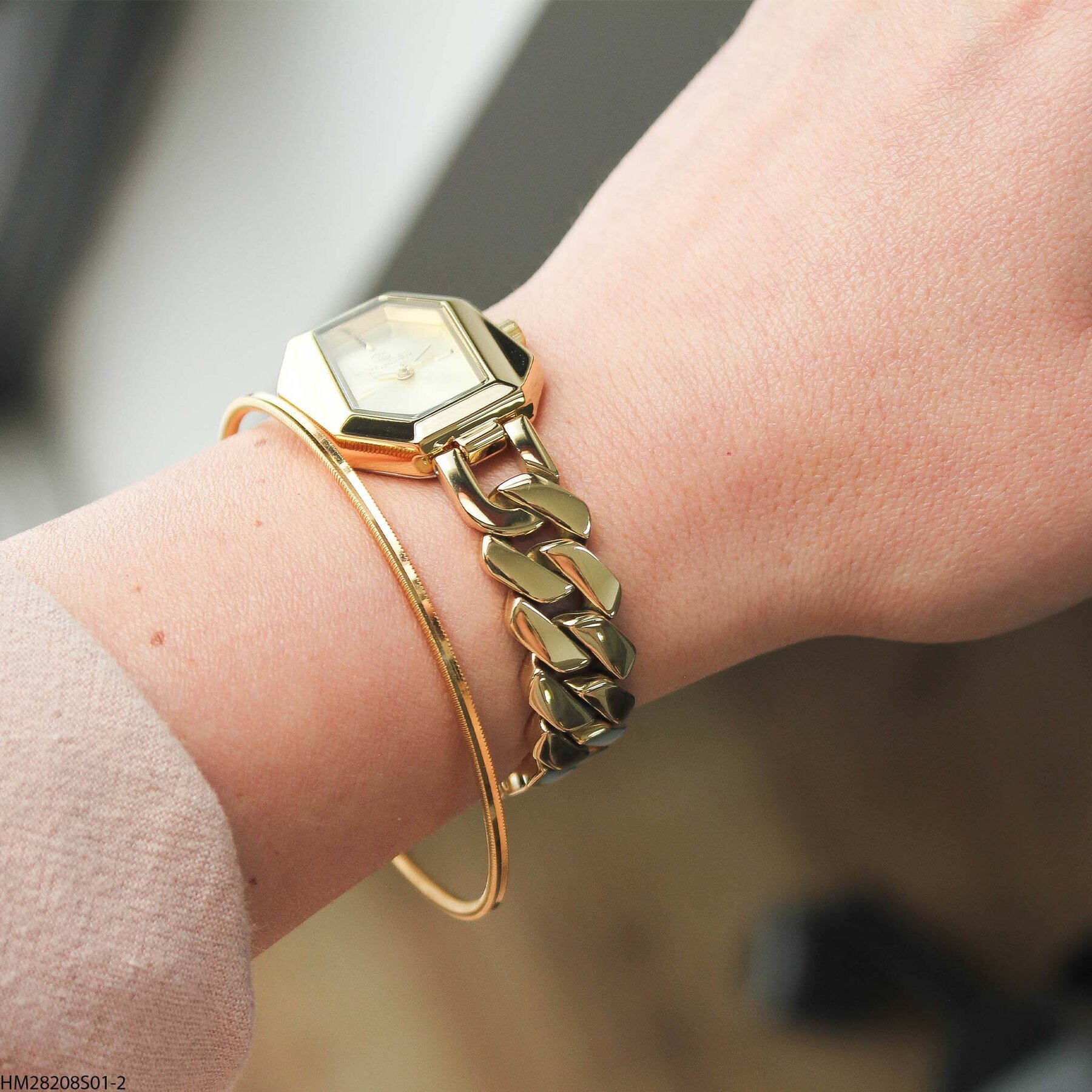 Homies HM28208S01-2 Çelik kordonlu  Kadın Kol Saati