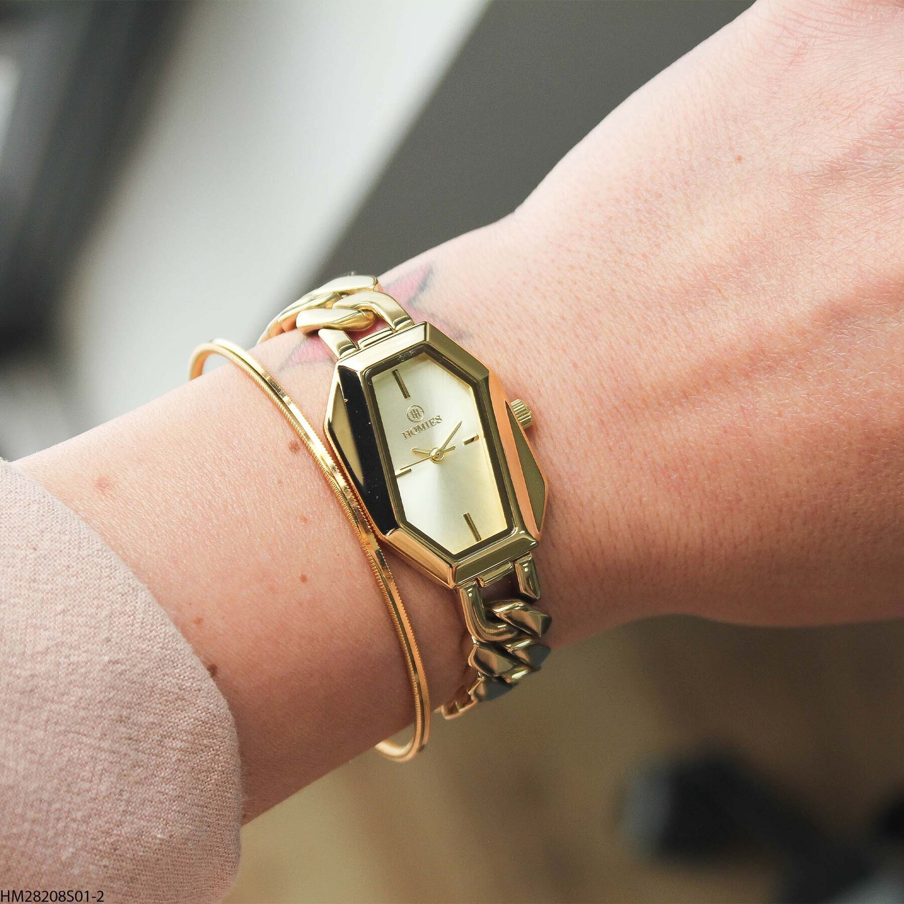 Homies HM28208S01-2 Çelik kordonlu  Kadın Kol Saati