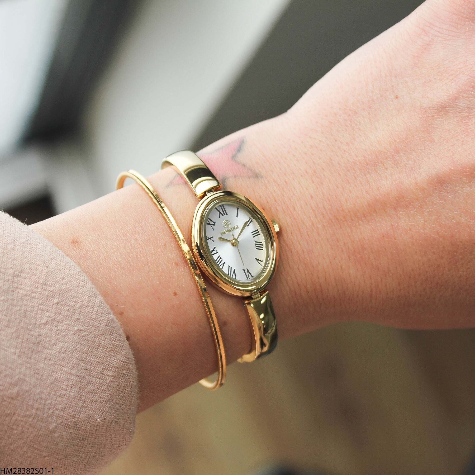 Homies HM28382S01-1 Çelik kordonlu  Kadın Kol Saati