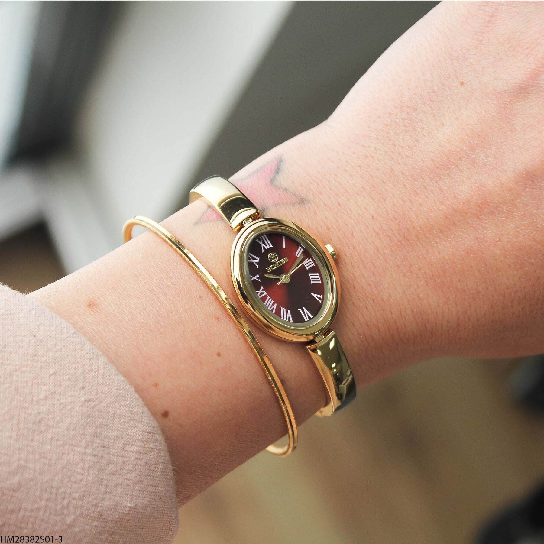 Homies HM25132S01-3 Steel Strap  Women Watch